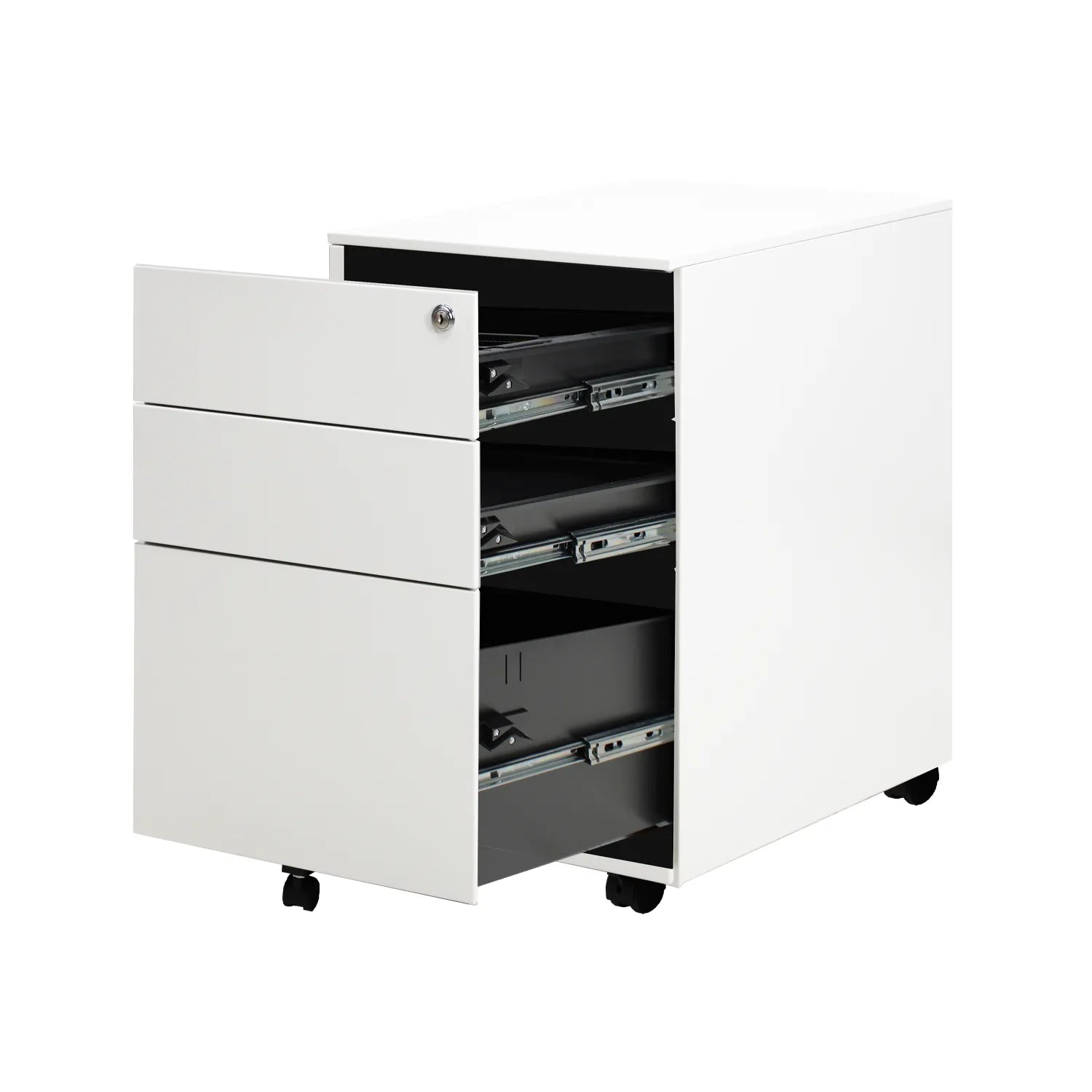 Archivero Metalico 2+1 2406 Sarre - Negro