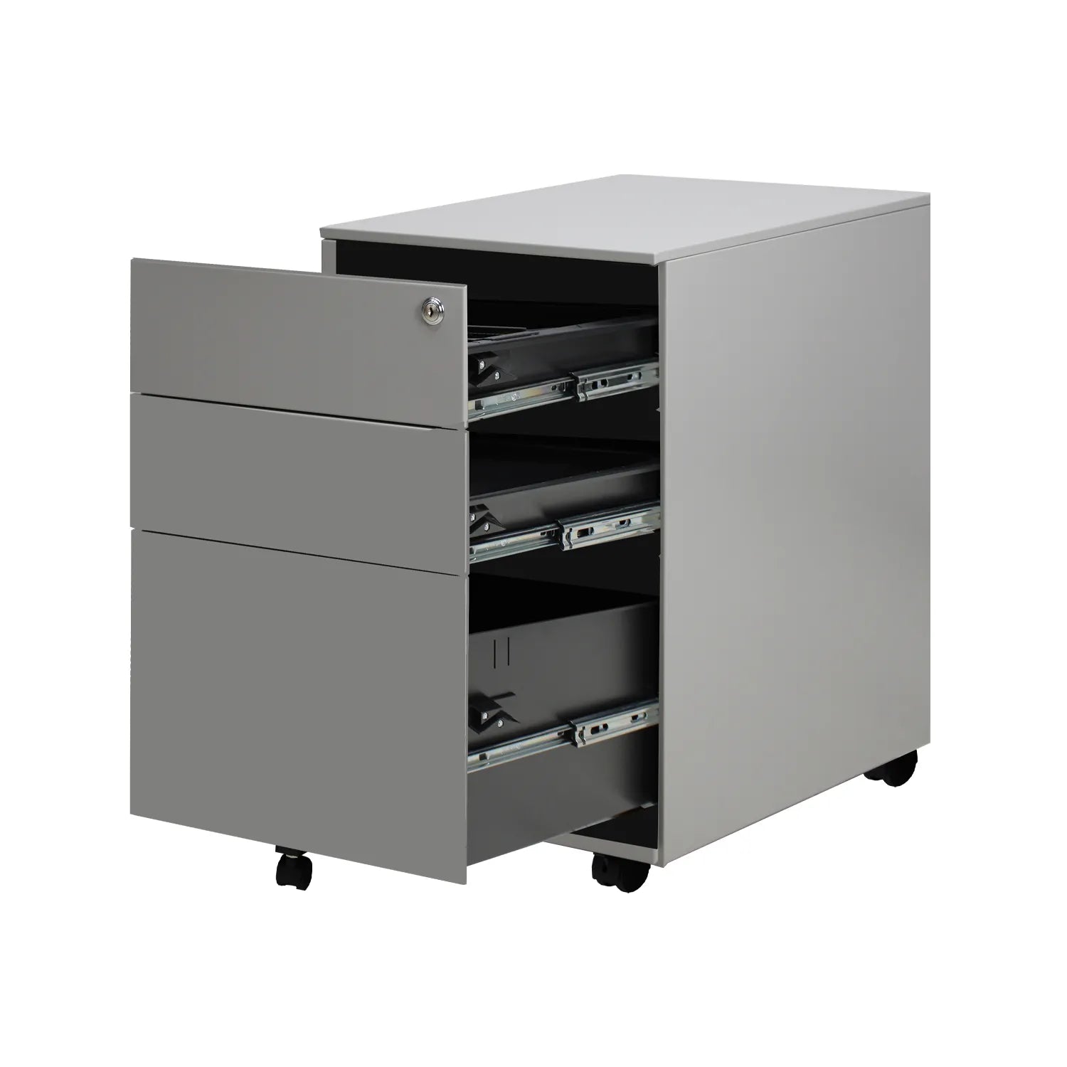 Archivero Metalico 2+1 2406 Sarre - Negro