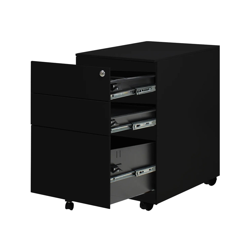 Archivero Metalico 2+1 2406 Sarre - Negro