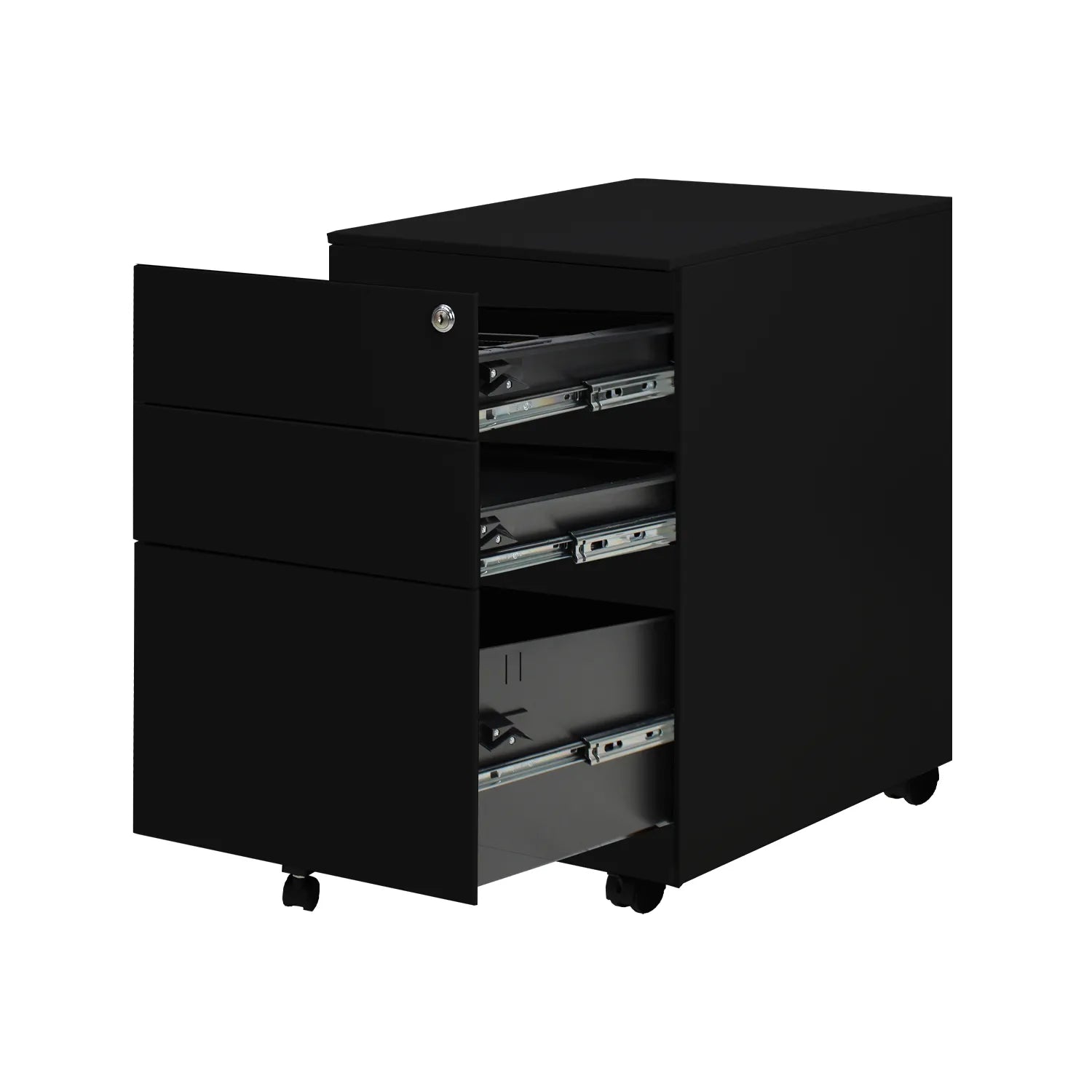 Archivero Metalico 2+1 2406 Sarre - Negro