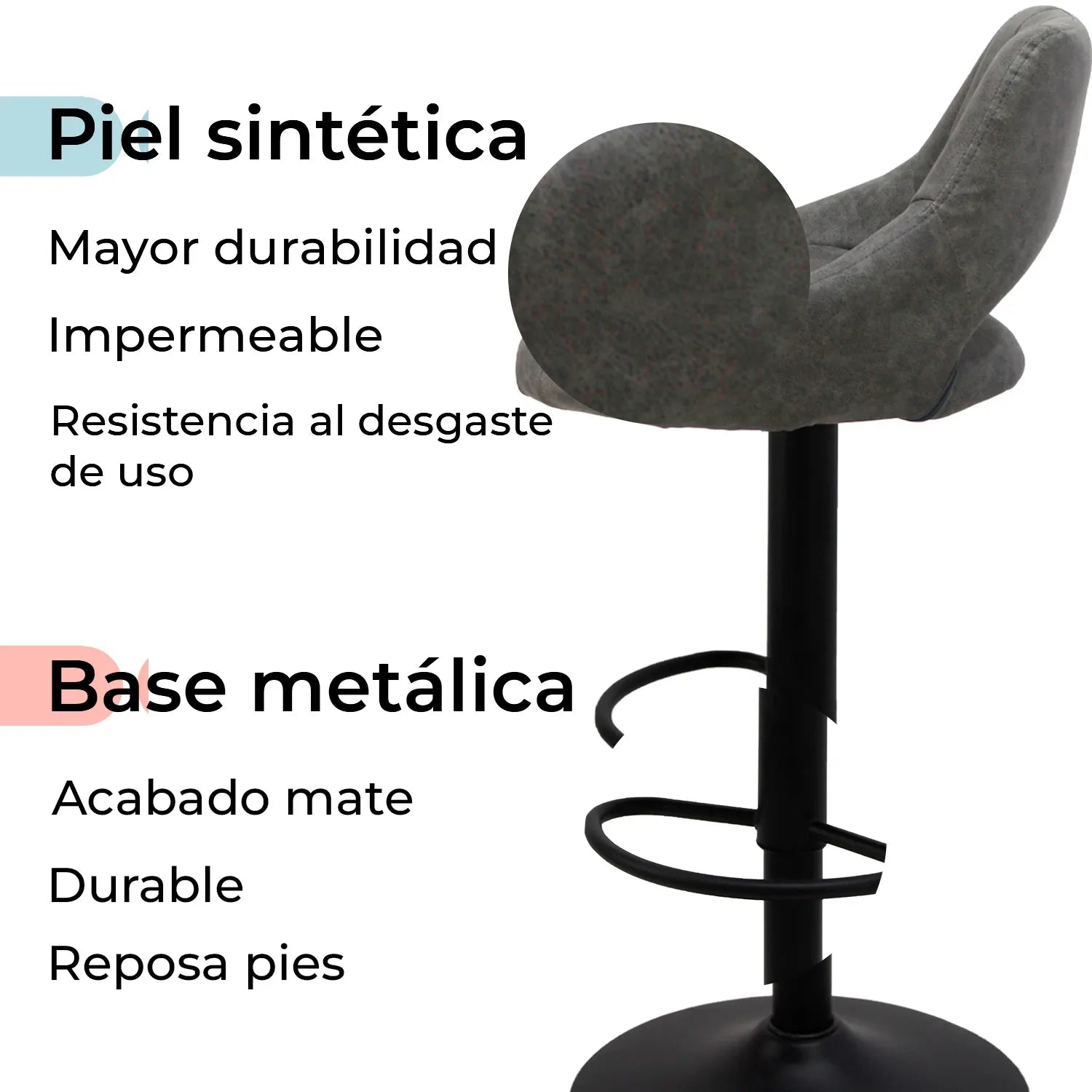 Banco Berna Mob-5125 - Gris