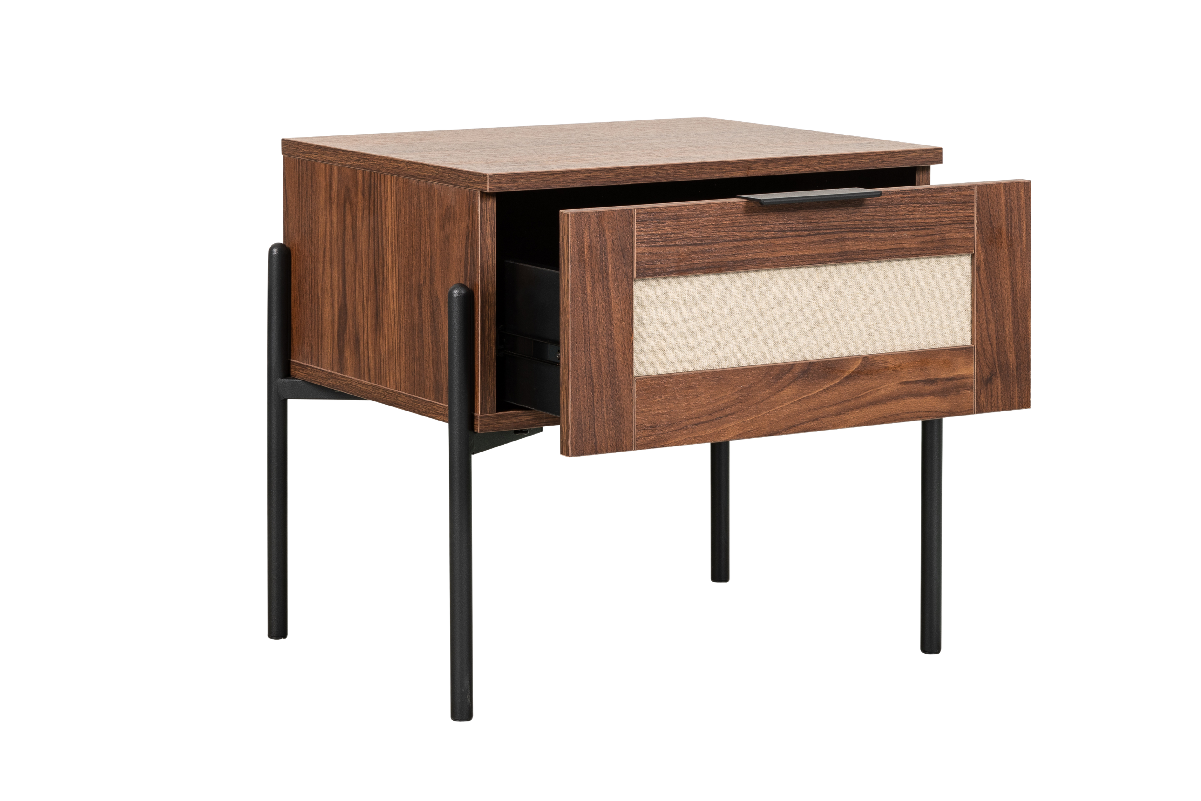 Buro Imperia 50X40 Negro Nogal