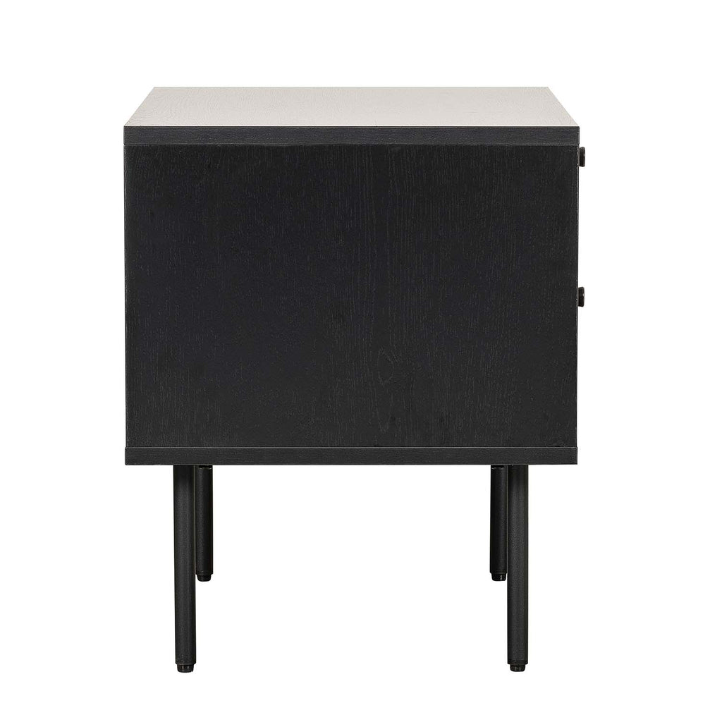 Buro Piamonte 50X40 Negro - Nogal