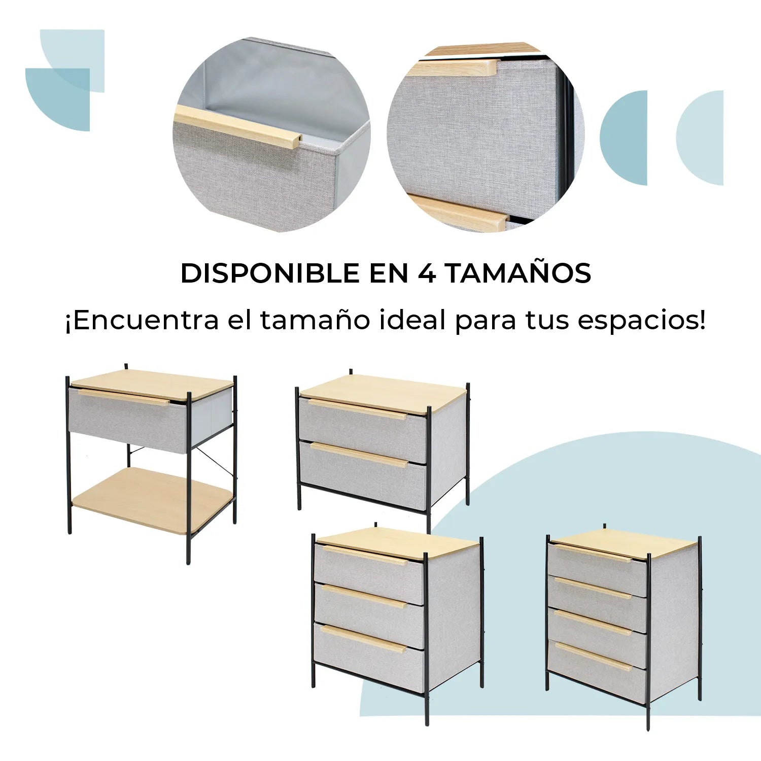 Buro Organizador Pilsen 3 Cajones
