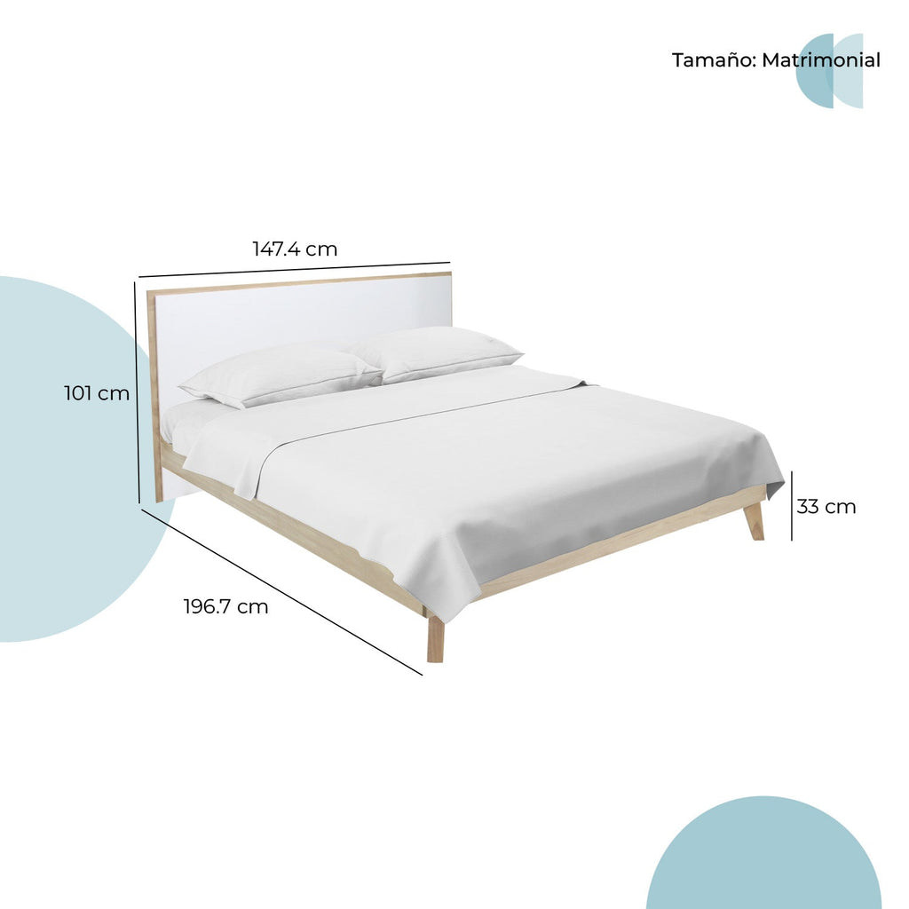 Cama King Size Castella Bs01 - Encino