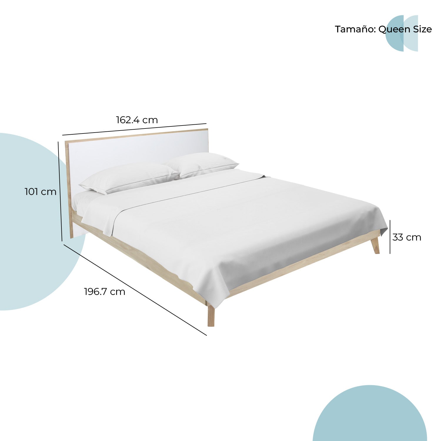 Cama King Size Castella Bs01 - Encino