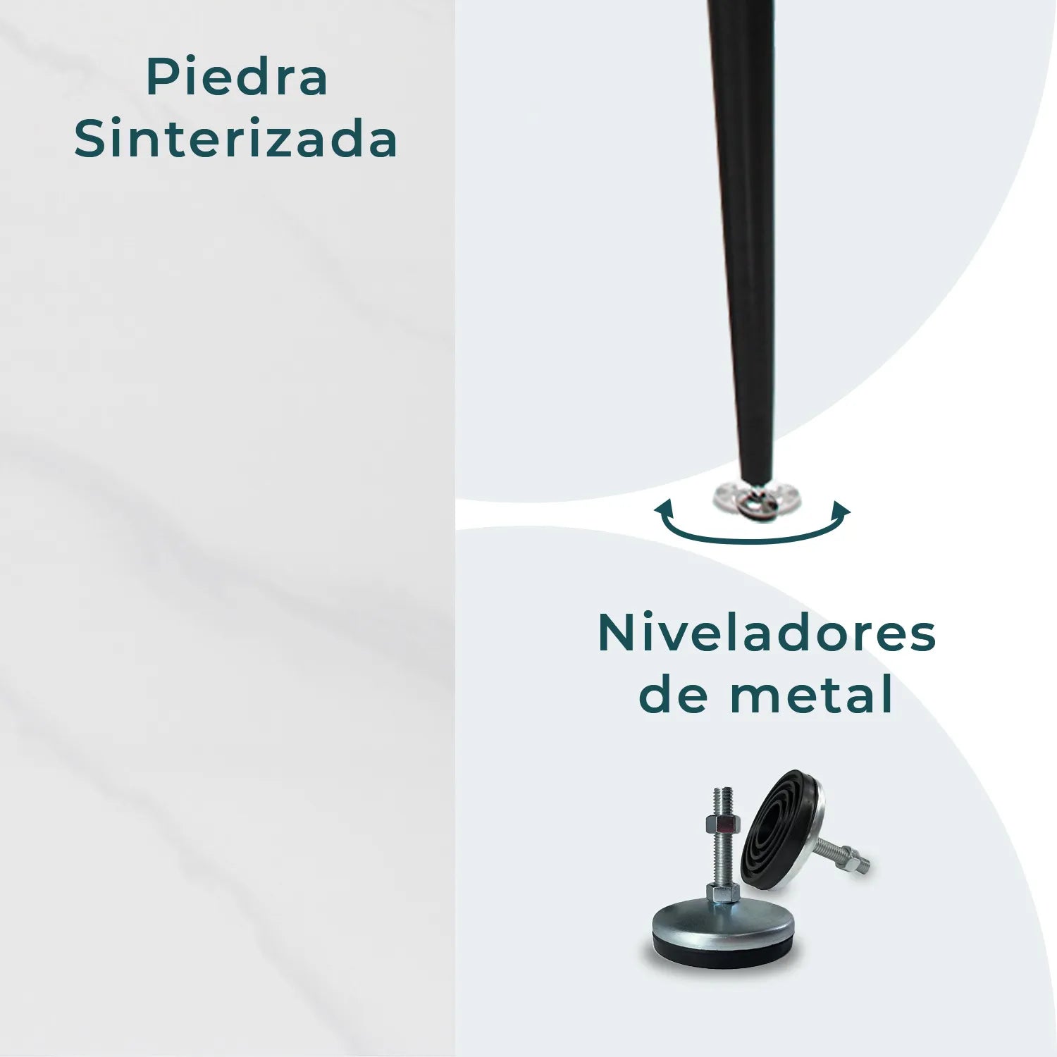 Mesa De Comedor 160 Sora 1326 - Negro