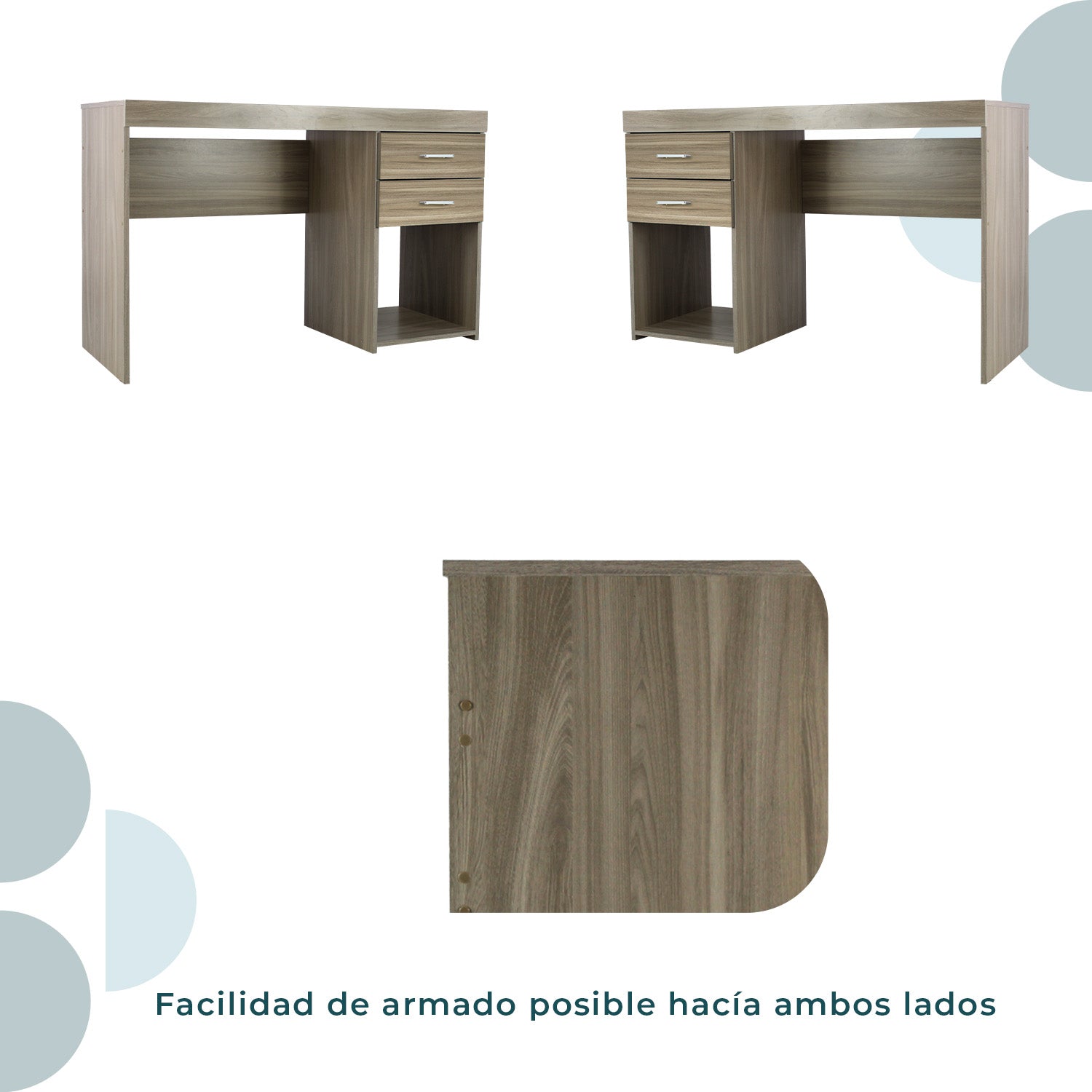Escritorio Secretarial Jm-1171 Malta - Encino