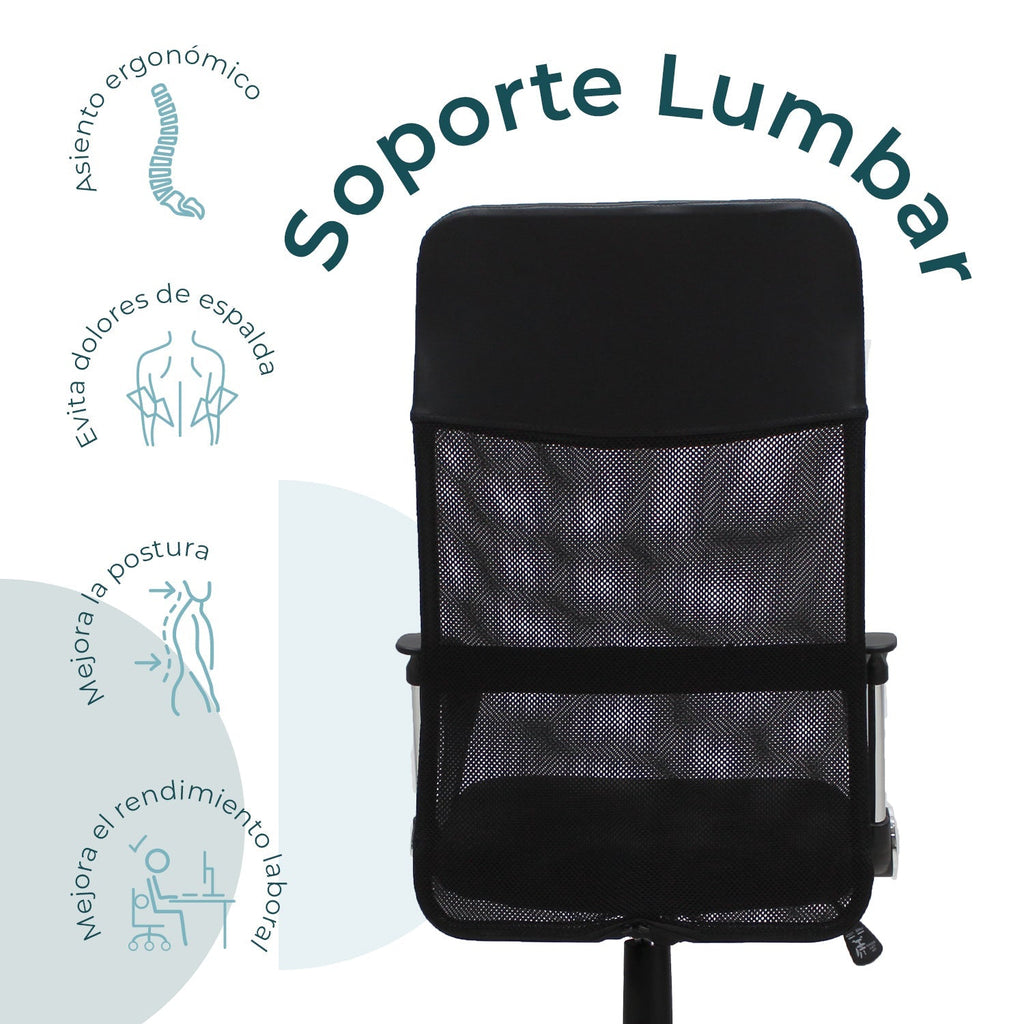 Silla Ejecutiva Jm-2006A Mesh Negro