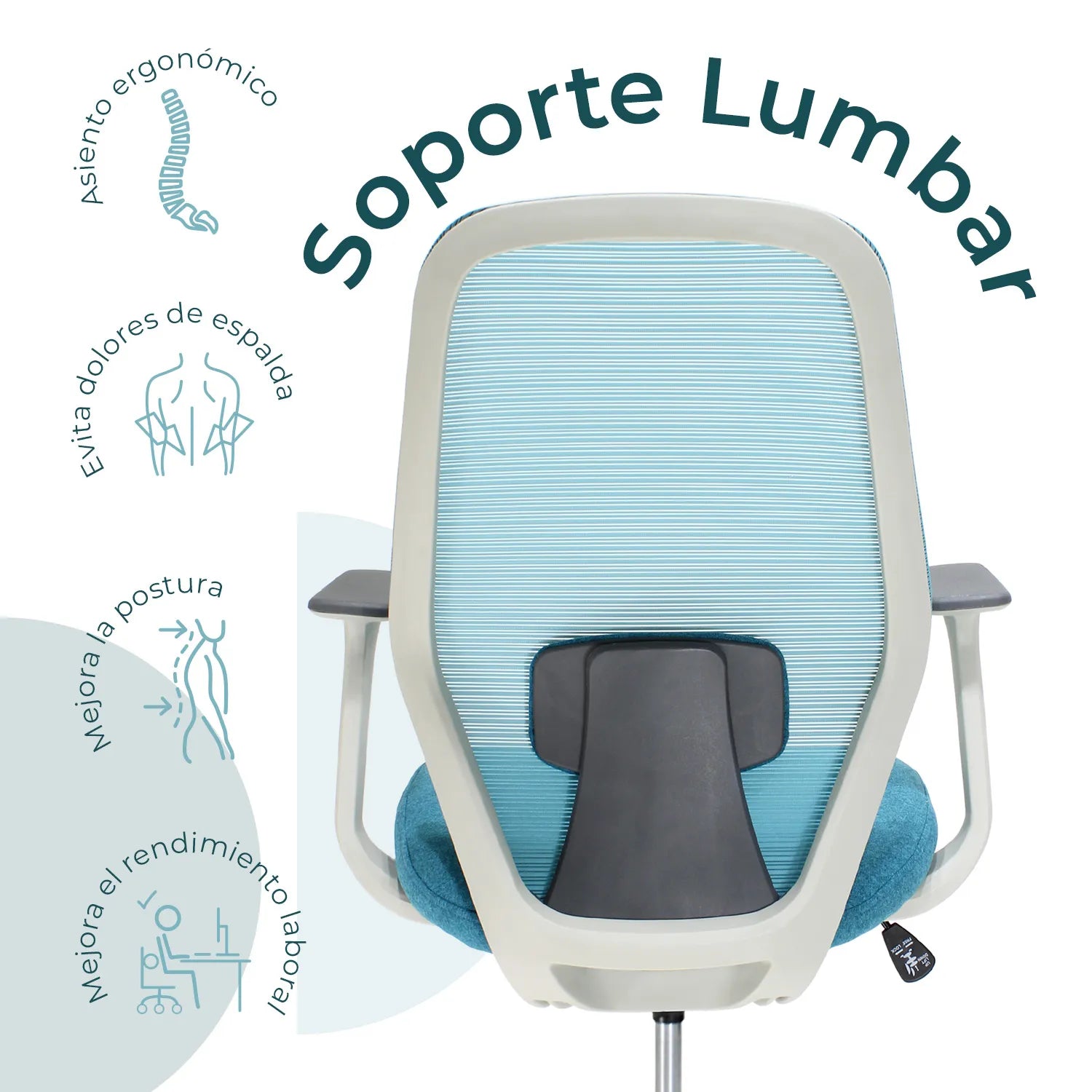 Silla Ejecutiva Bastia 8349W - Azul
