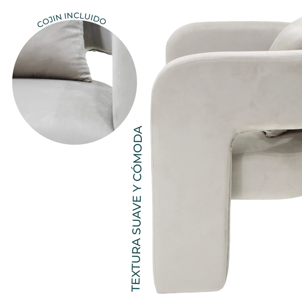 Sillon Lipari 366 Greige