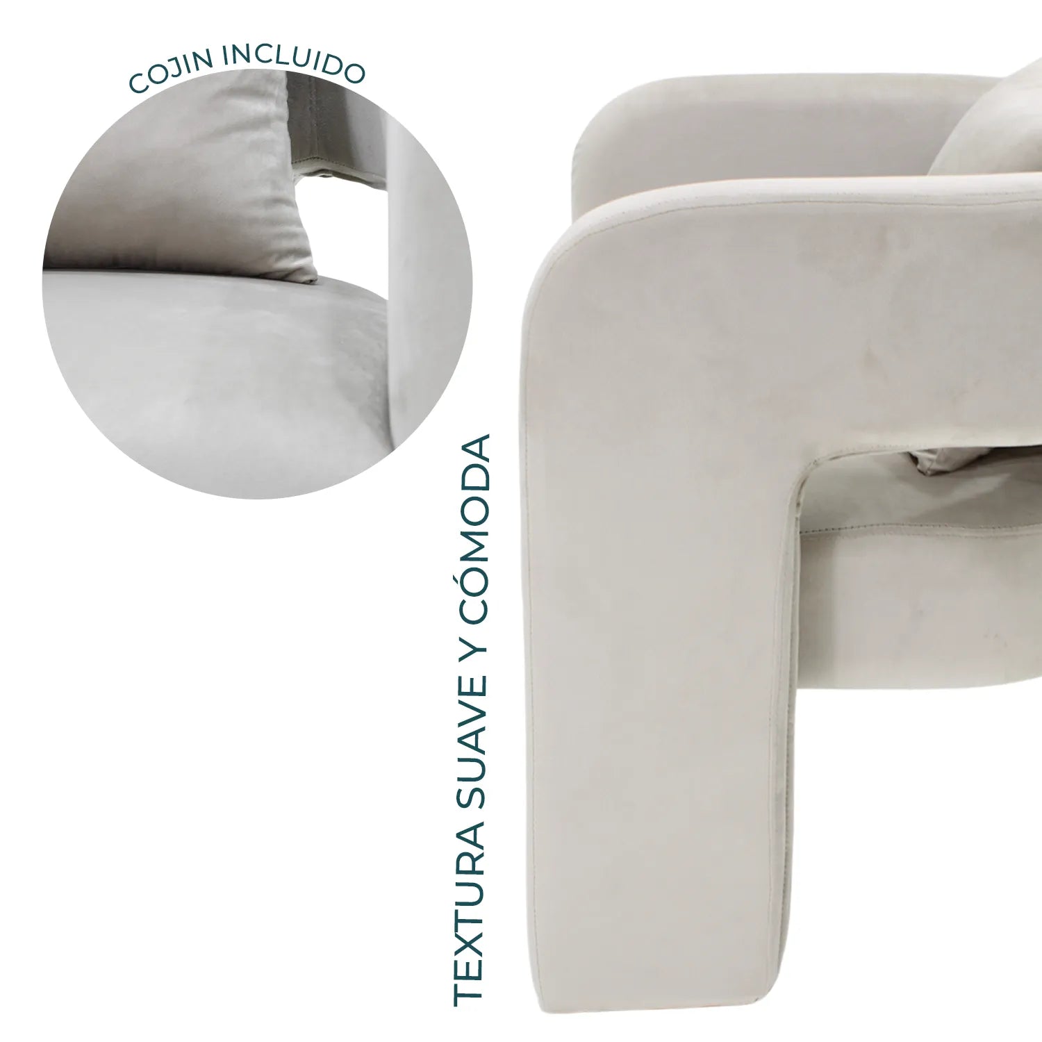 Sillon Lipari 366 Greige