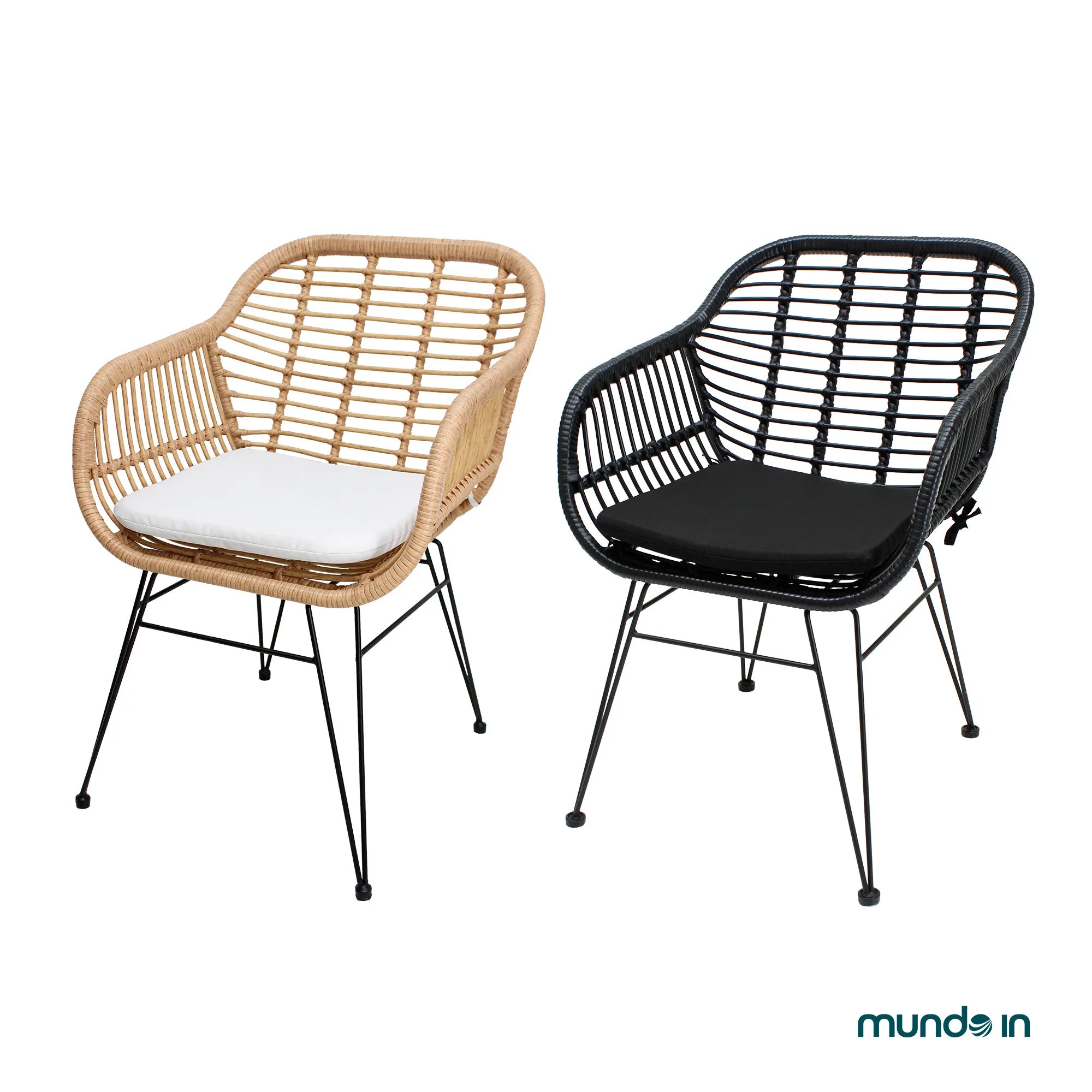 Silla De Exterior Tobago Negra