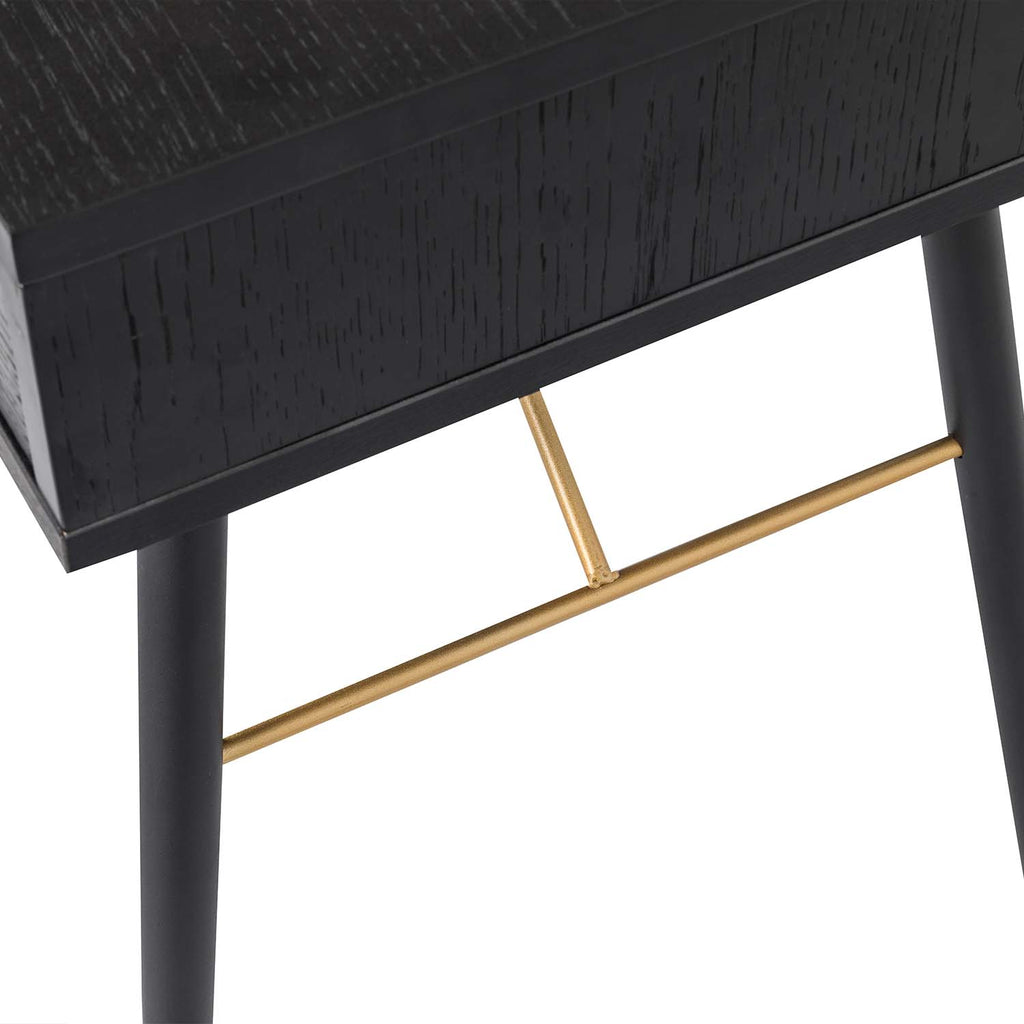 Escritorio Home Office Luxo 120X50 - Negro