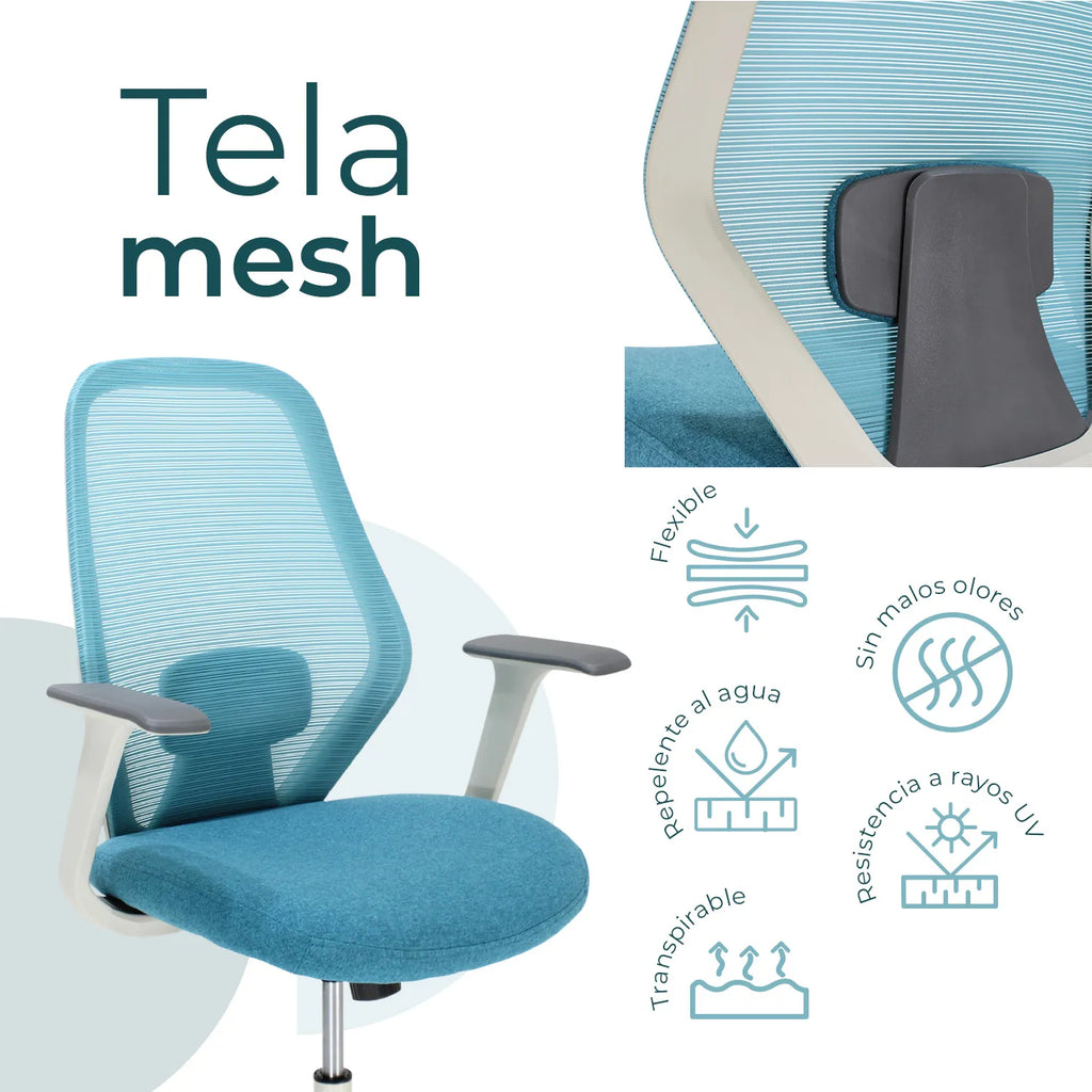 Silla Ejecutiva Bastia 8349W - Azul