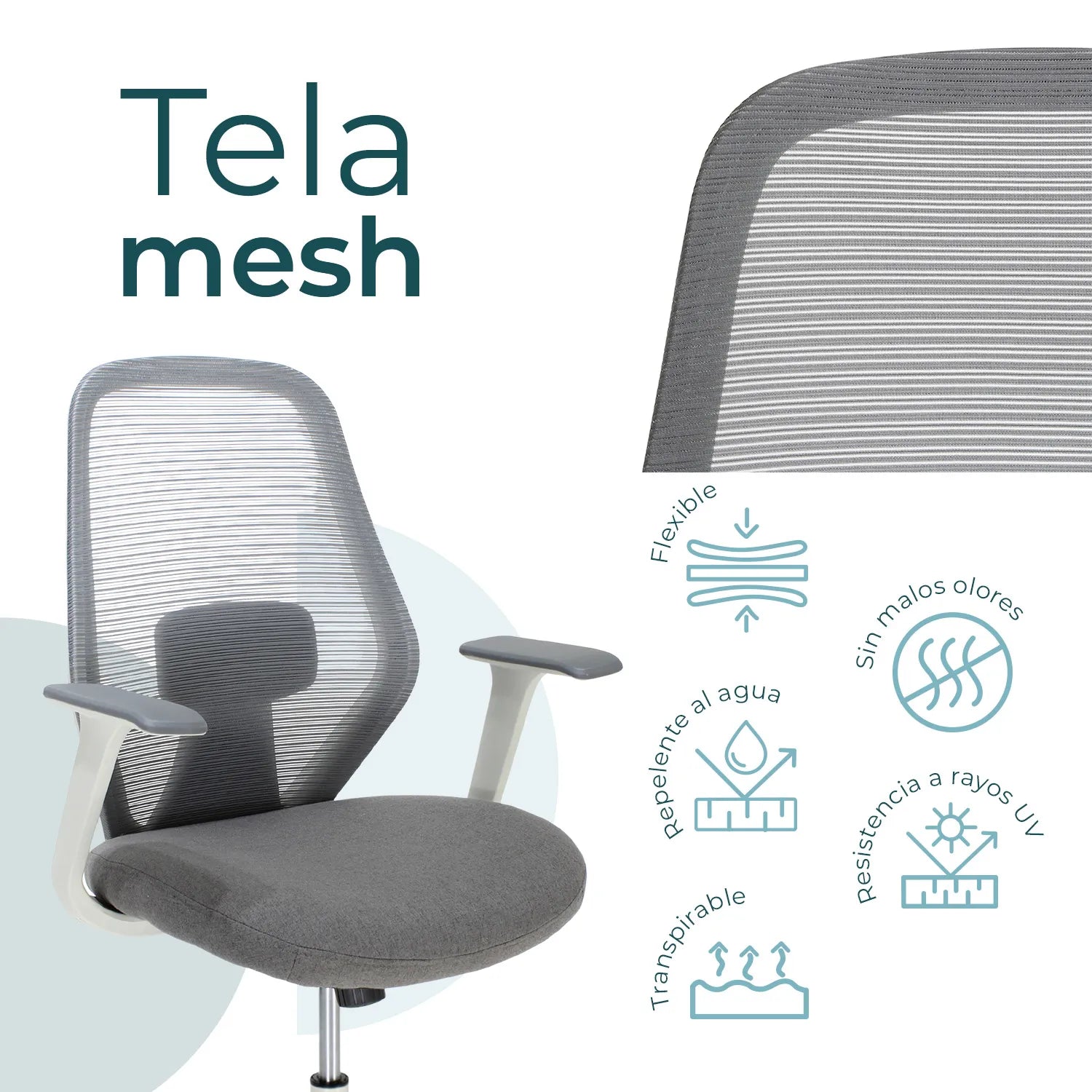 Silla Ejecutiva Bastia 8349W - Azul
