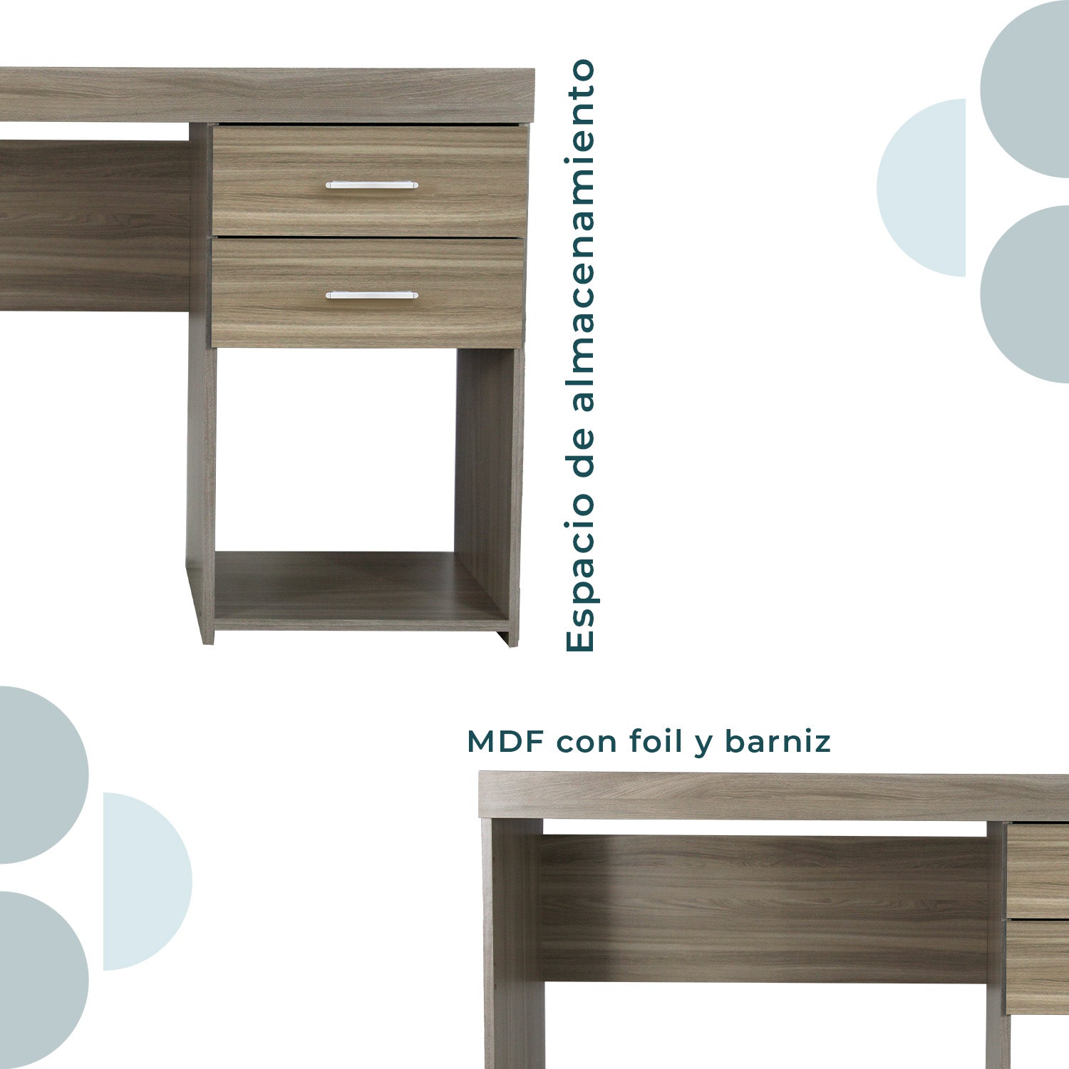 Escritorio Secretarial Jm-1171 Malta - Encino