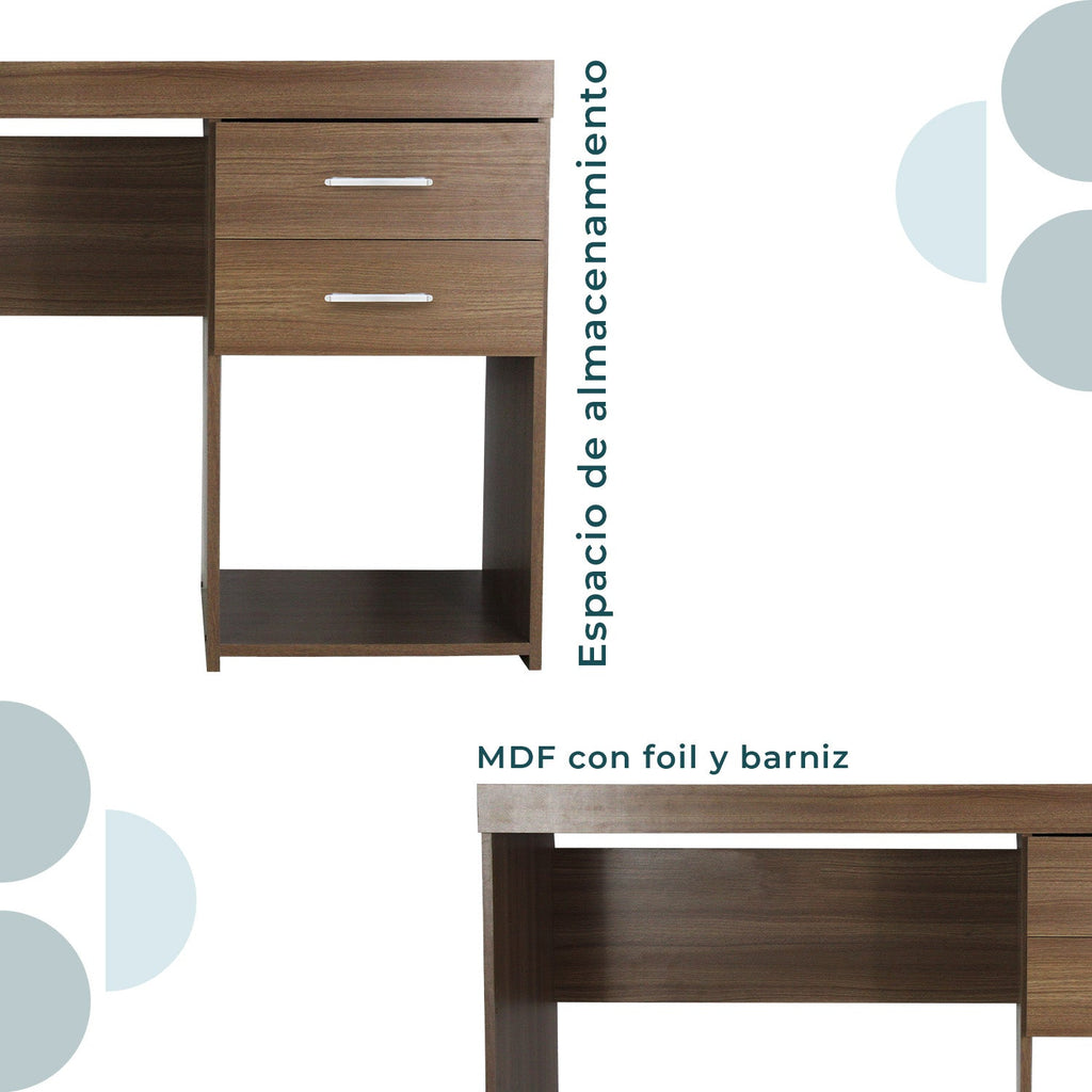 Escritorio Secretarial Jm-1171 Malta - Encino