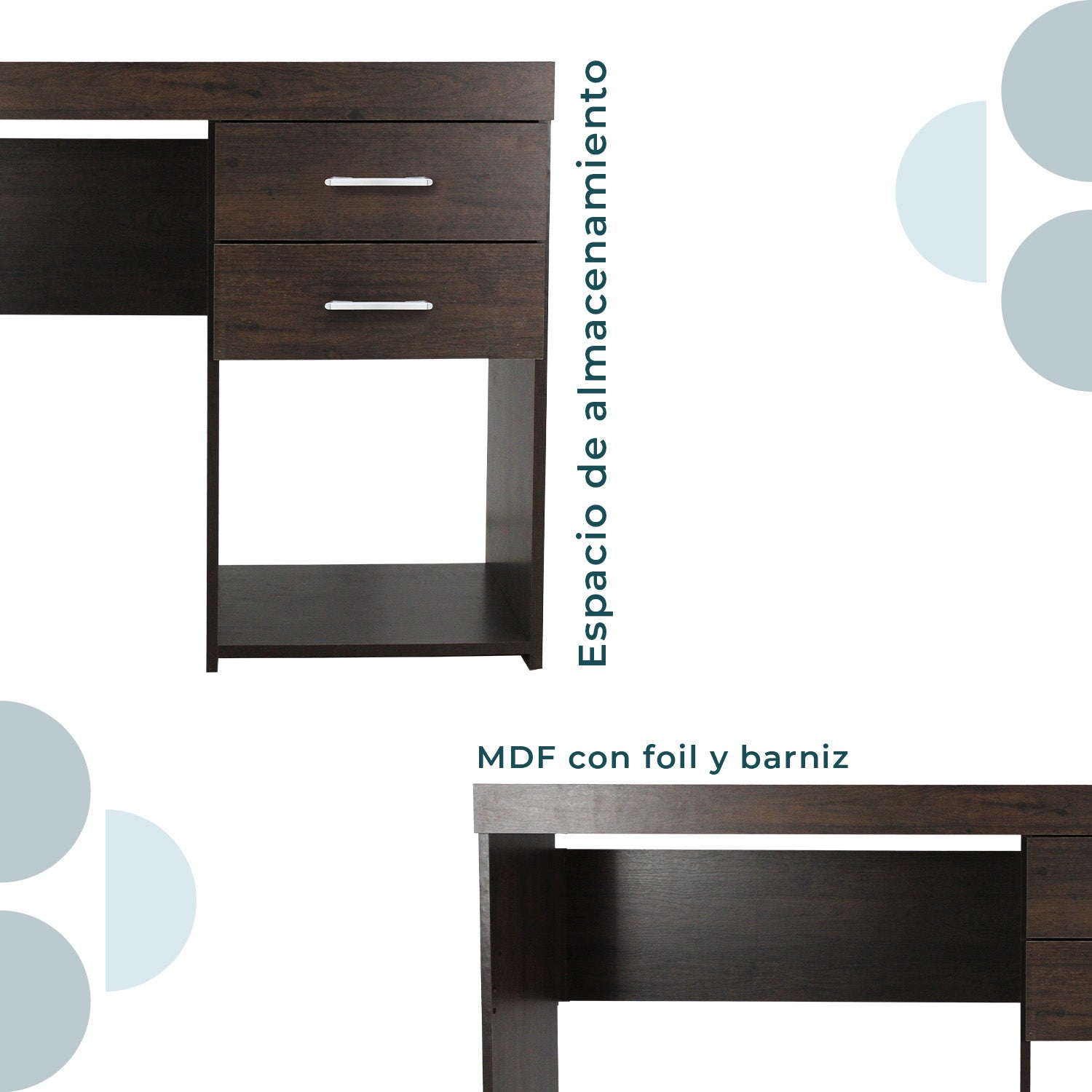 Escritorio Secretarial Jm-1171 Malta - Encino