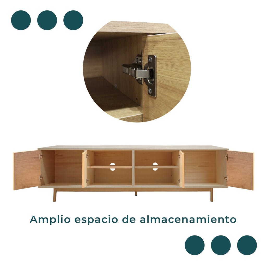 Mueble De Tv Tramonti 180X40 Encino