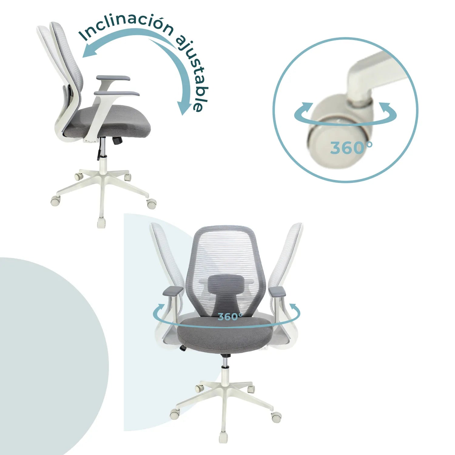 Silla Ejecutiva Bastia 8349W - Azul