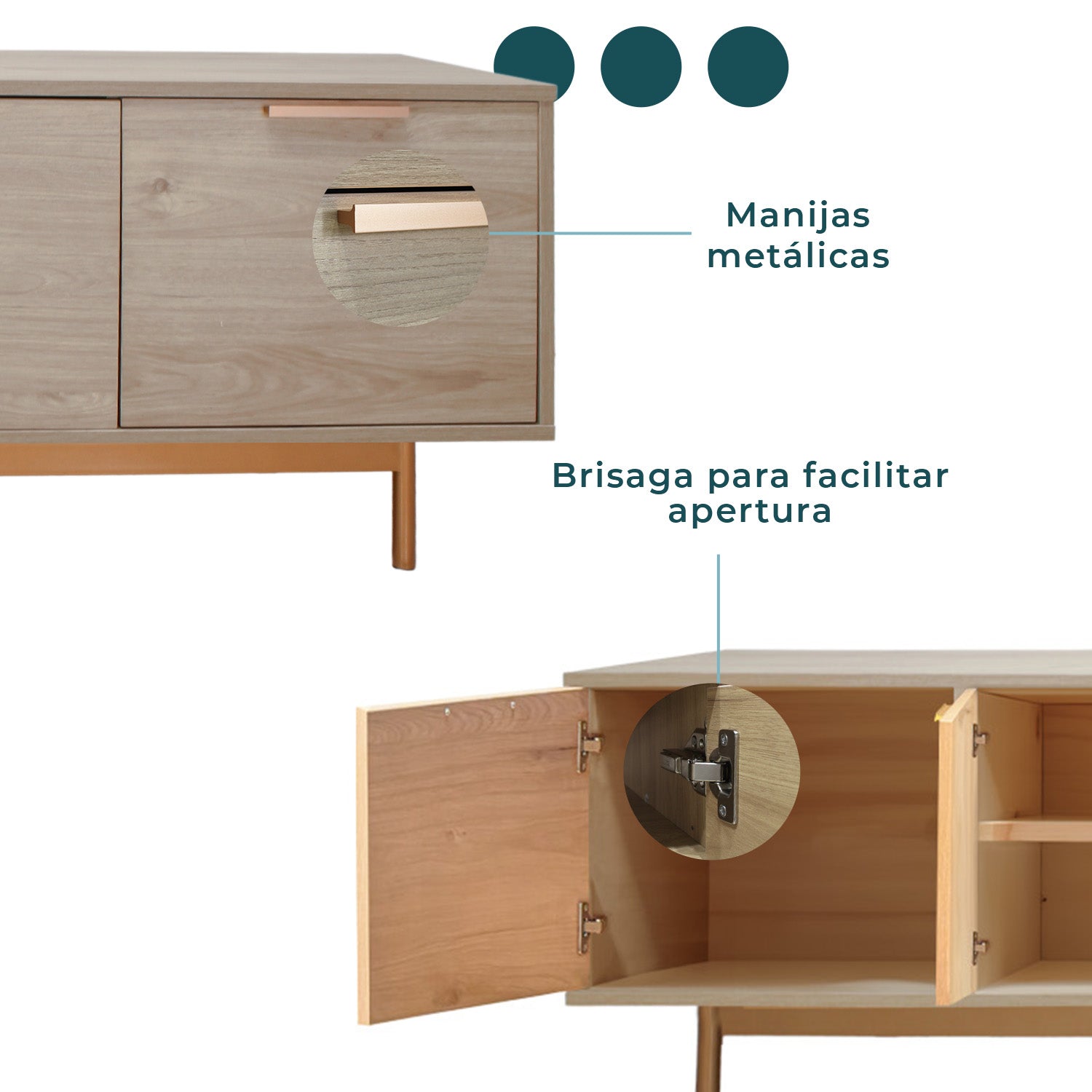 Mueble De Tv Tramonti 180X40 Encino