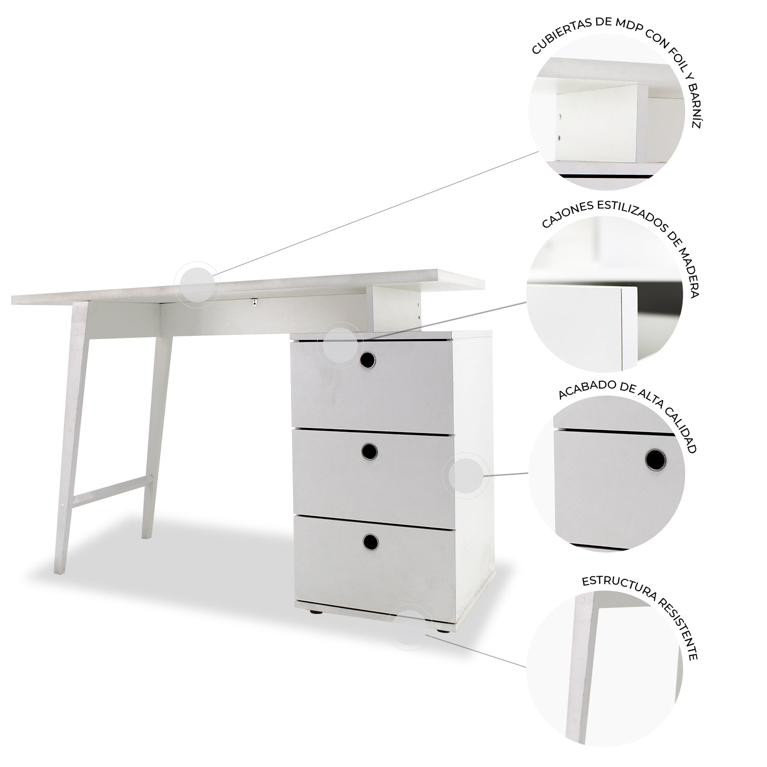 Escritorio Milano 170676 - Blanco