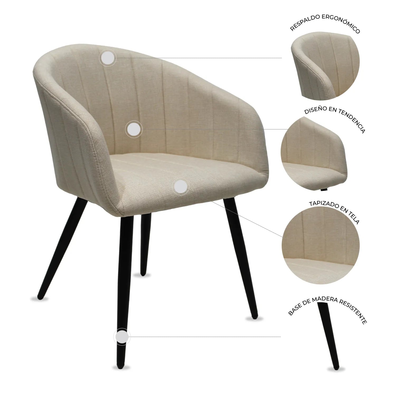 Silla Burgos S17 - Plata
