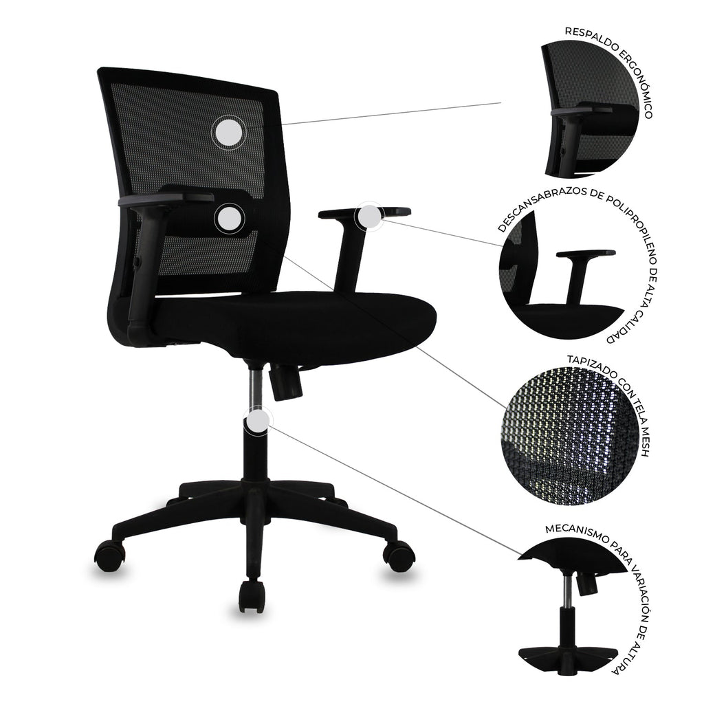 Silla Ejecutiva Bilbao Jm-318-1 Mesh