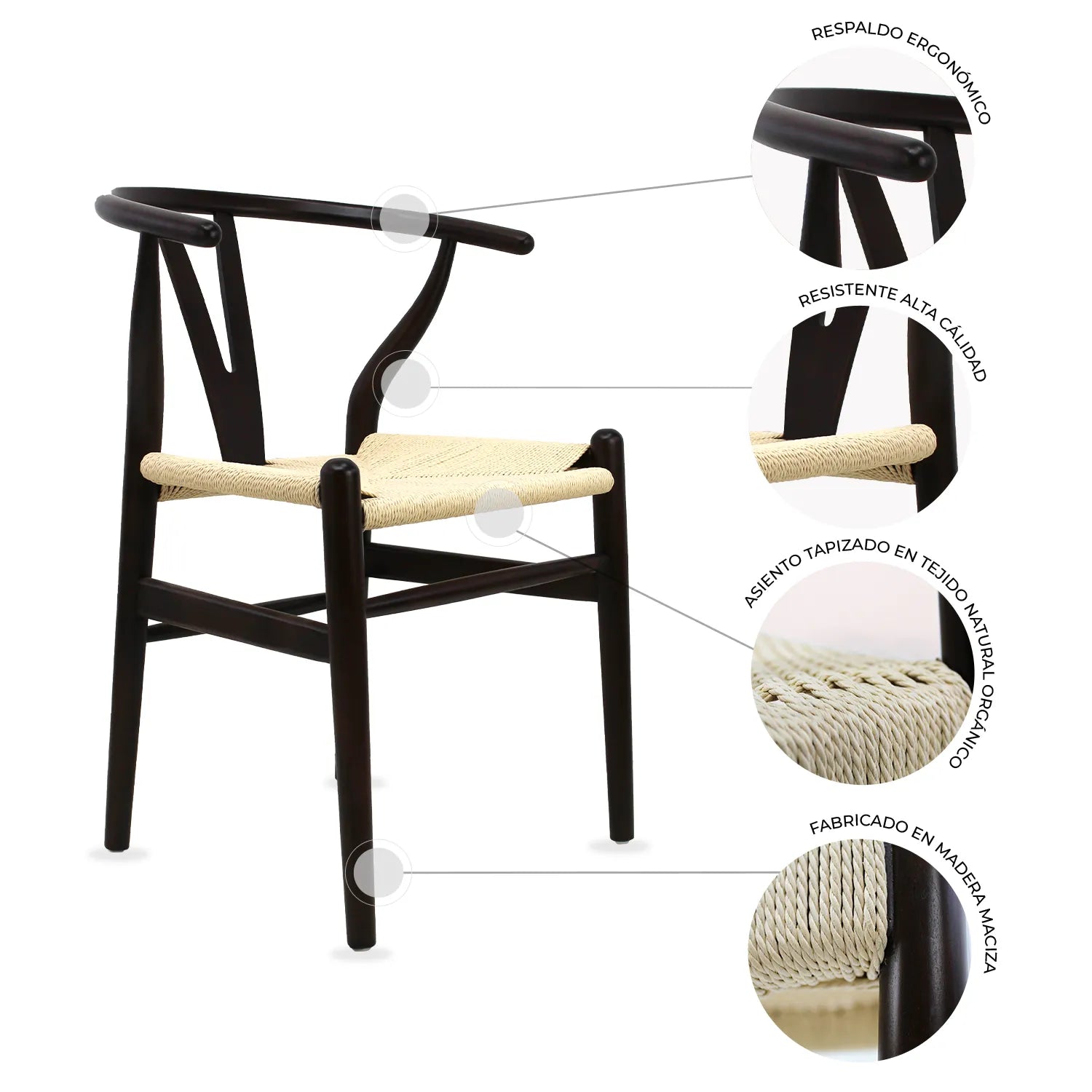 Silla Hogar Micerino Mob-098 - Nogal
