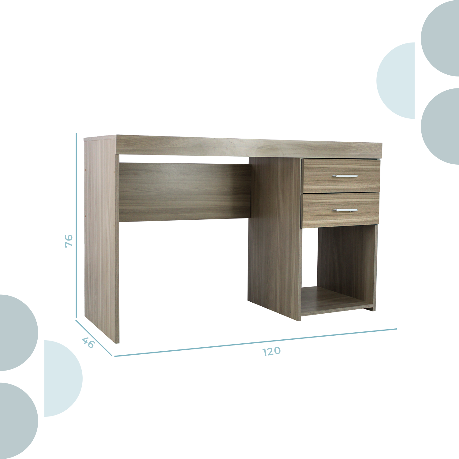 Escritorio Secretarial Jm-1171 Malta - Encino