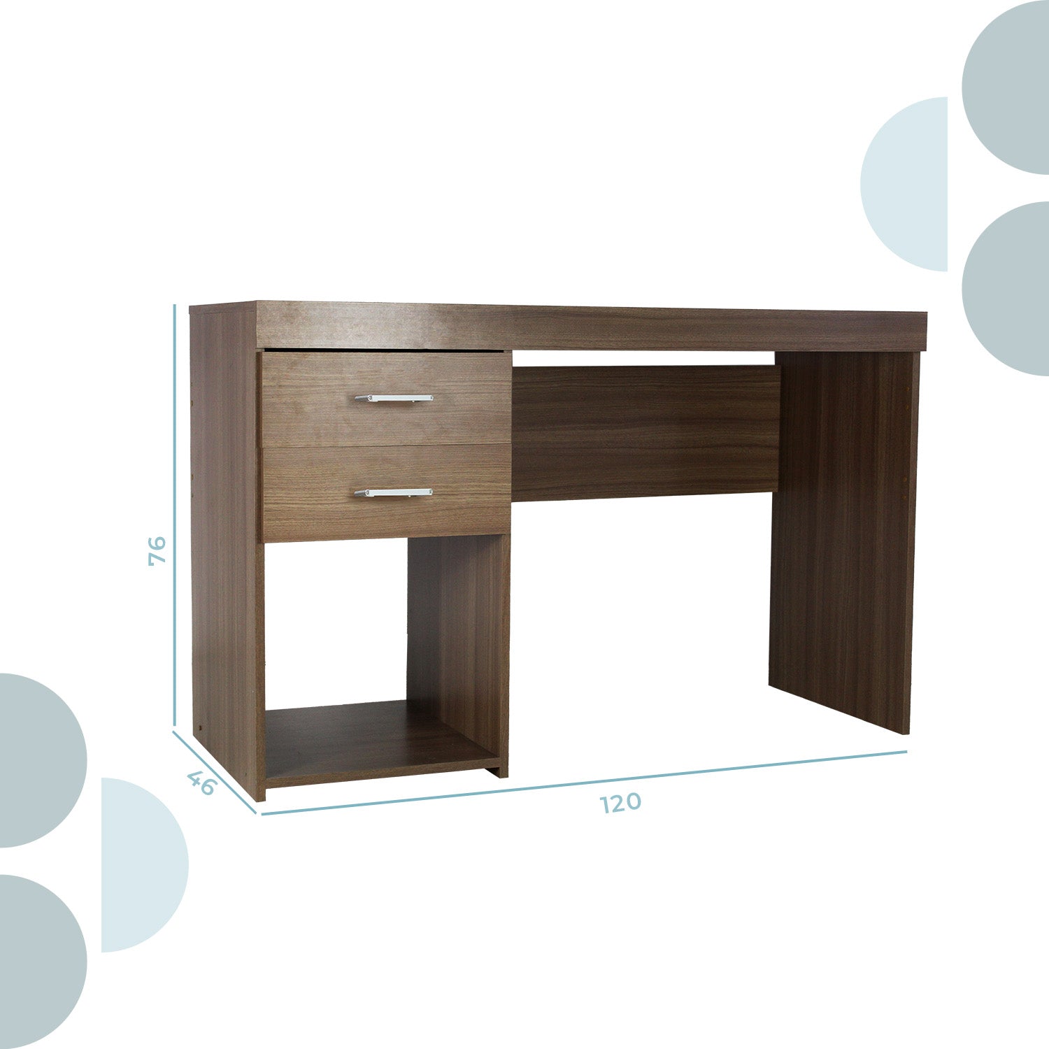 Escritorio Secretarial Jm-1171 Malta - Encino