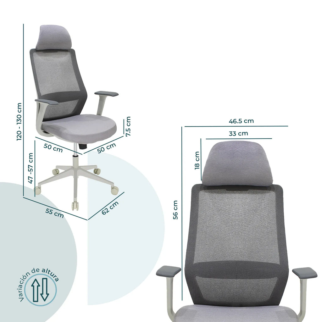 Silla Directiva Ruan 8323 Negra