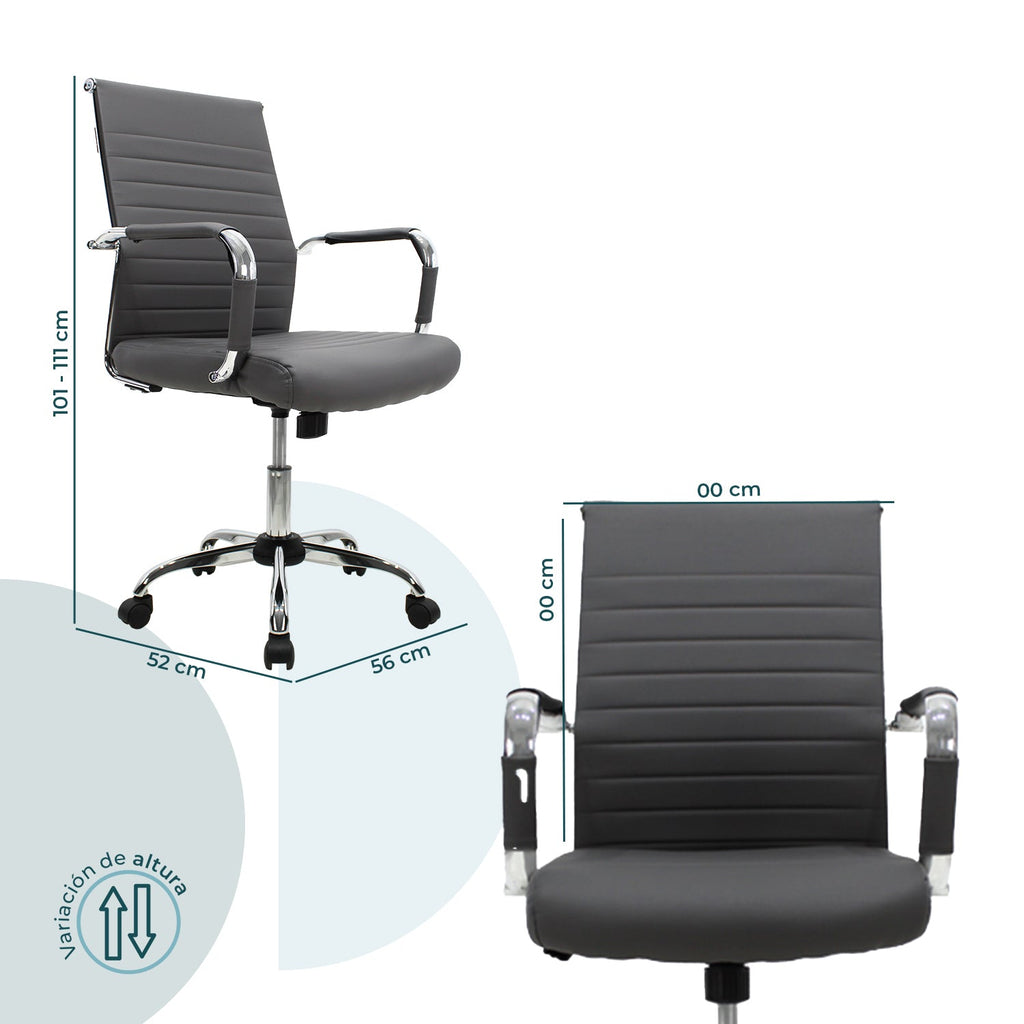 Silla Ejecutiva Jm-B05 Premium - Negro