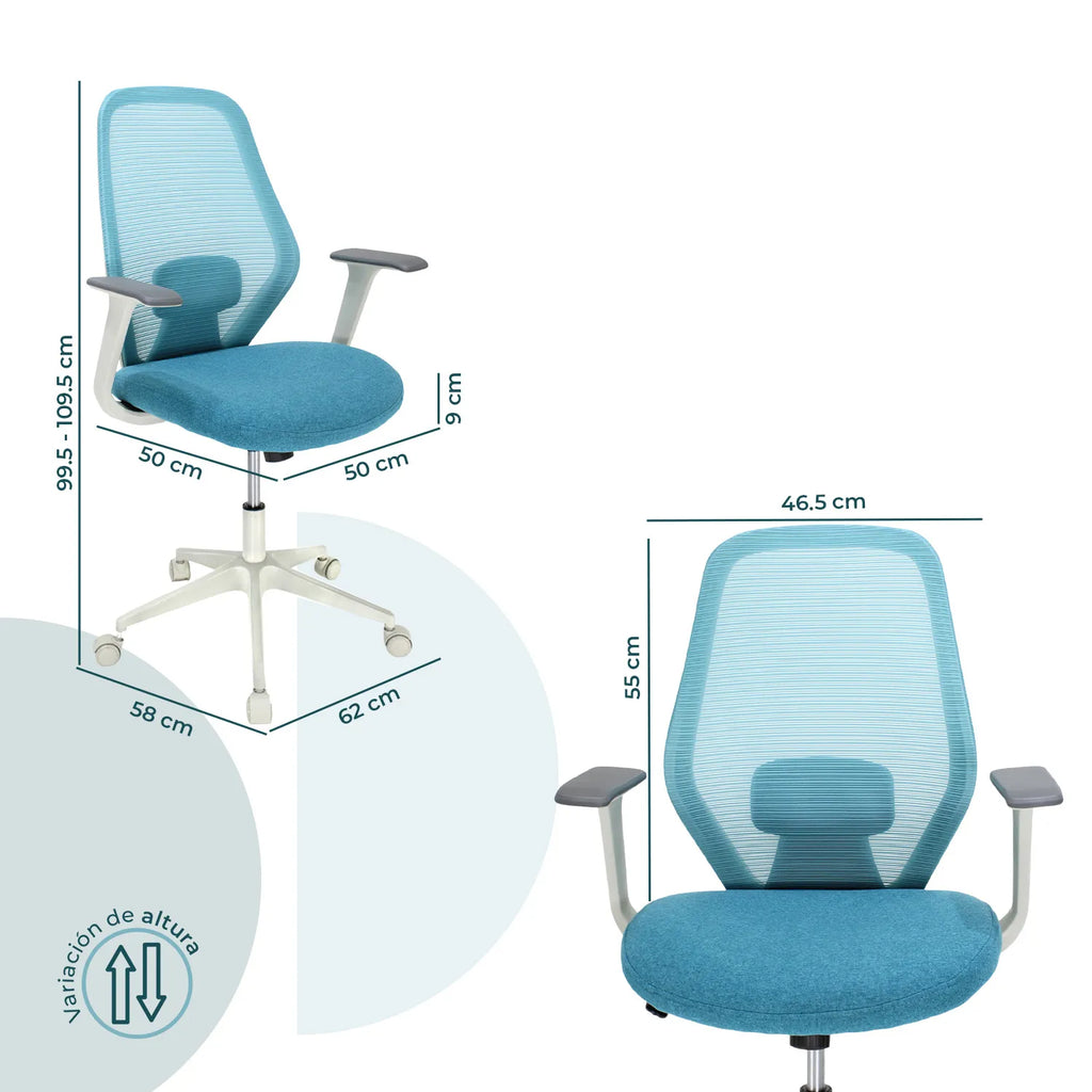 Silla Ejecutiva Bastia 8349W - Azul