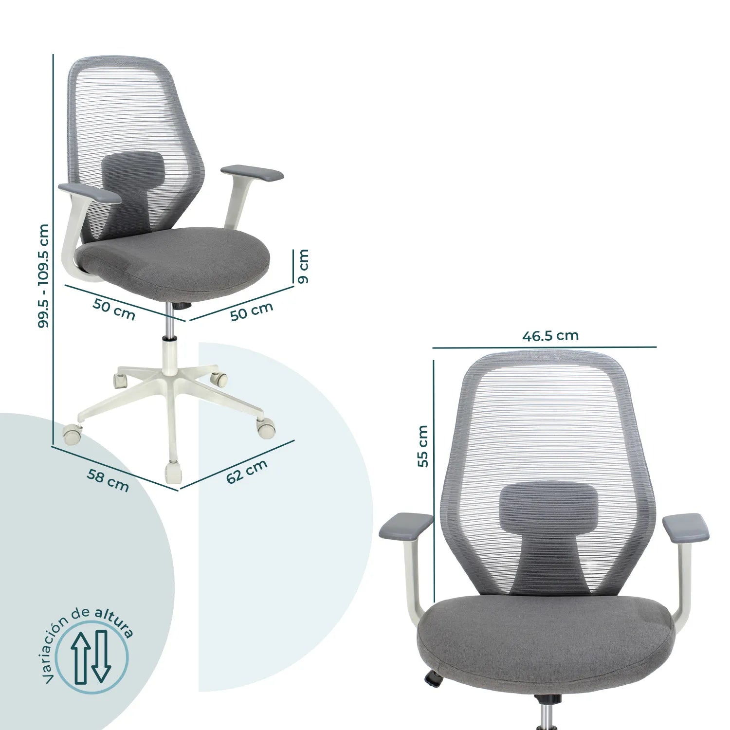 Silla Ejecutiva Bastia 8349W - Azul