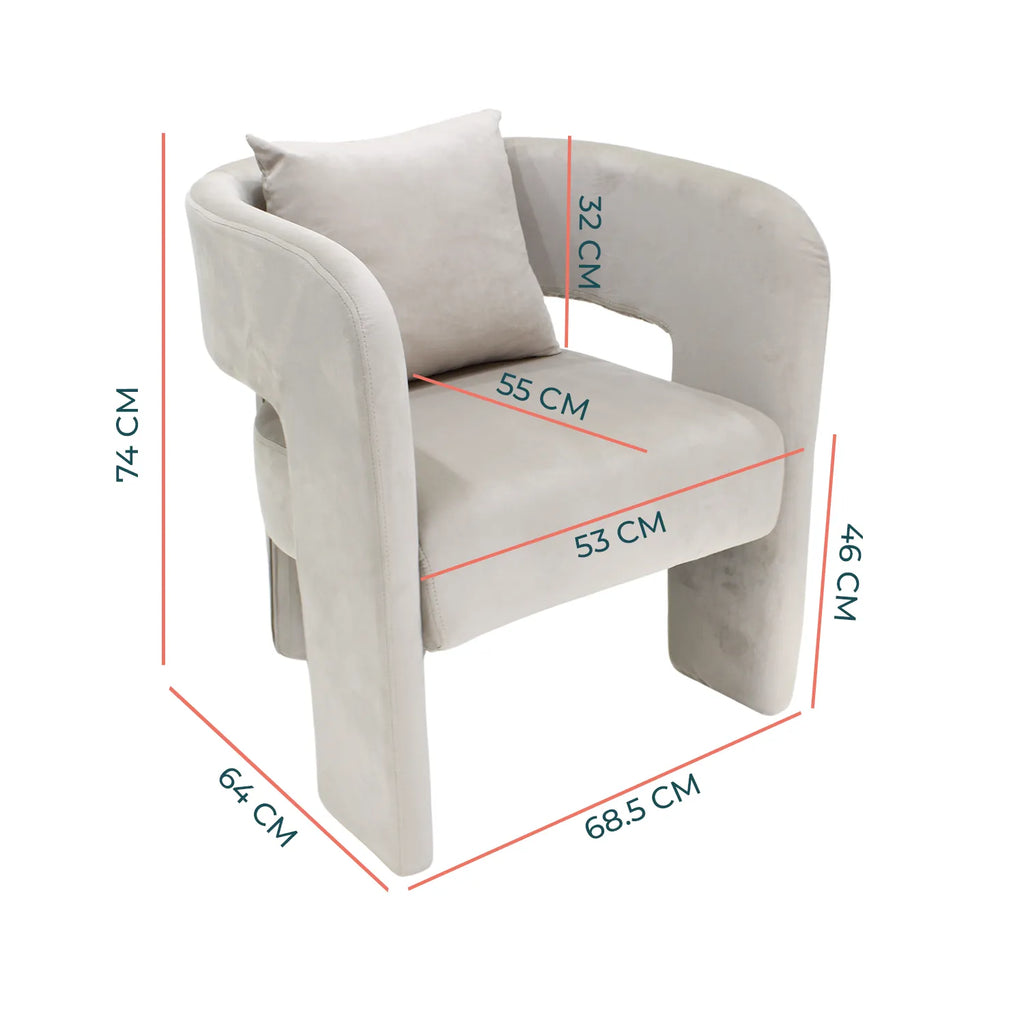 Sillon Lipari 366 Greige