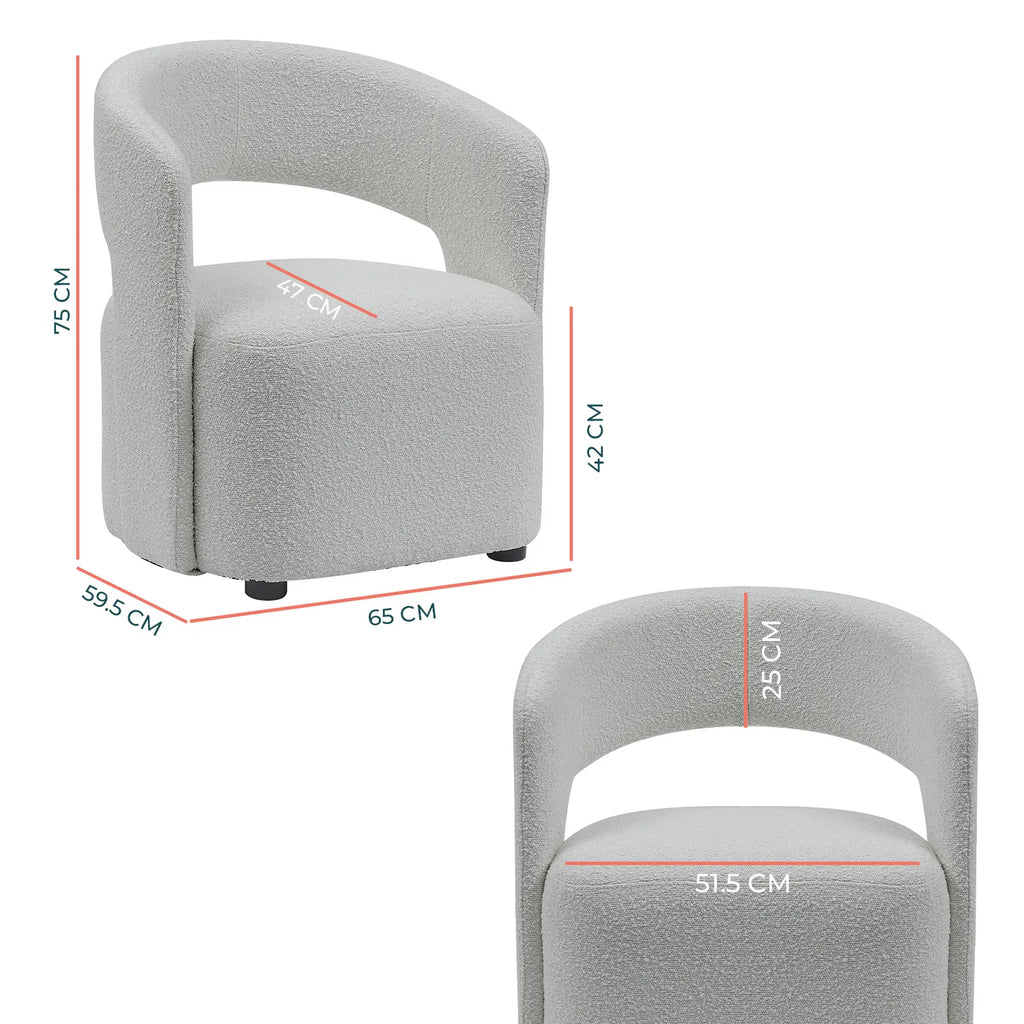Sillon Pietro 011 Beige