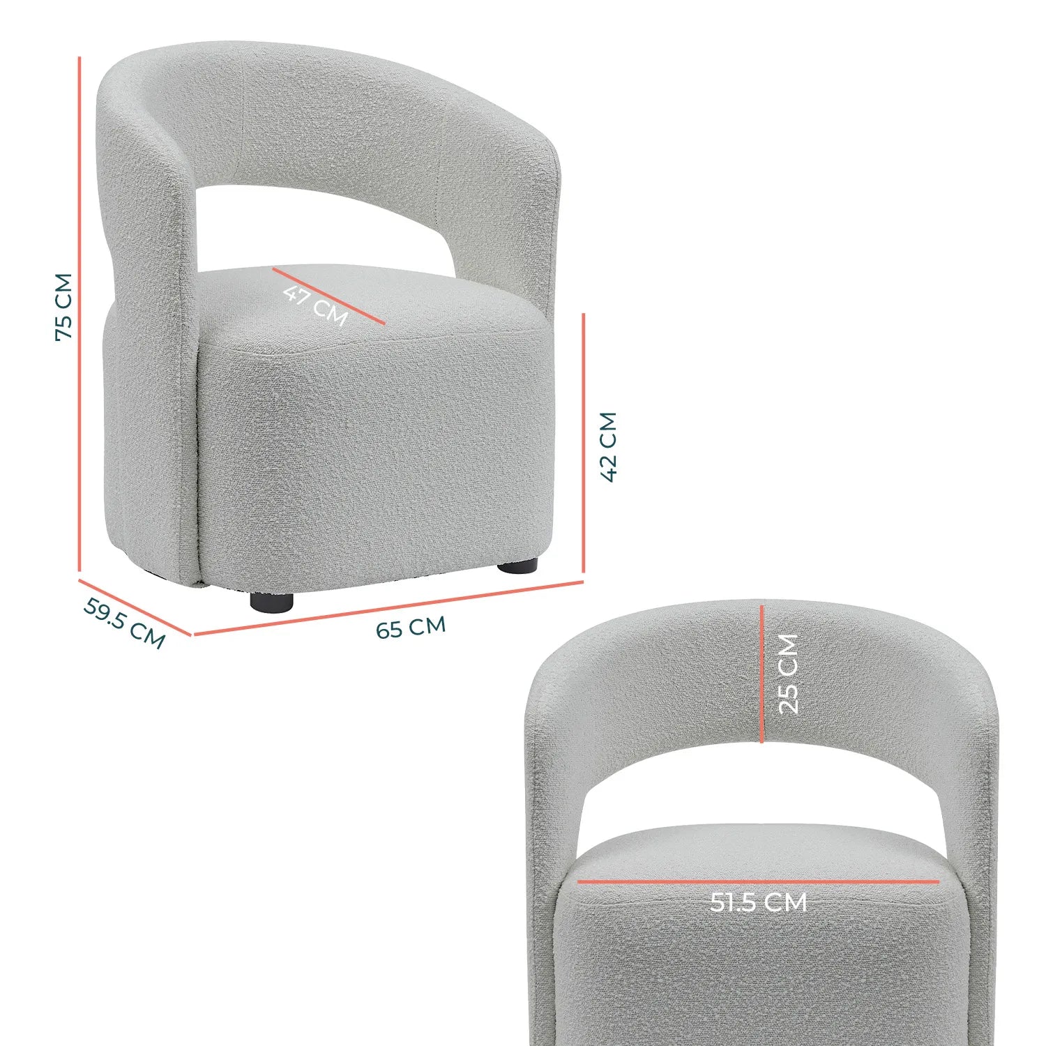 Sillon Pietro 011 Beige