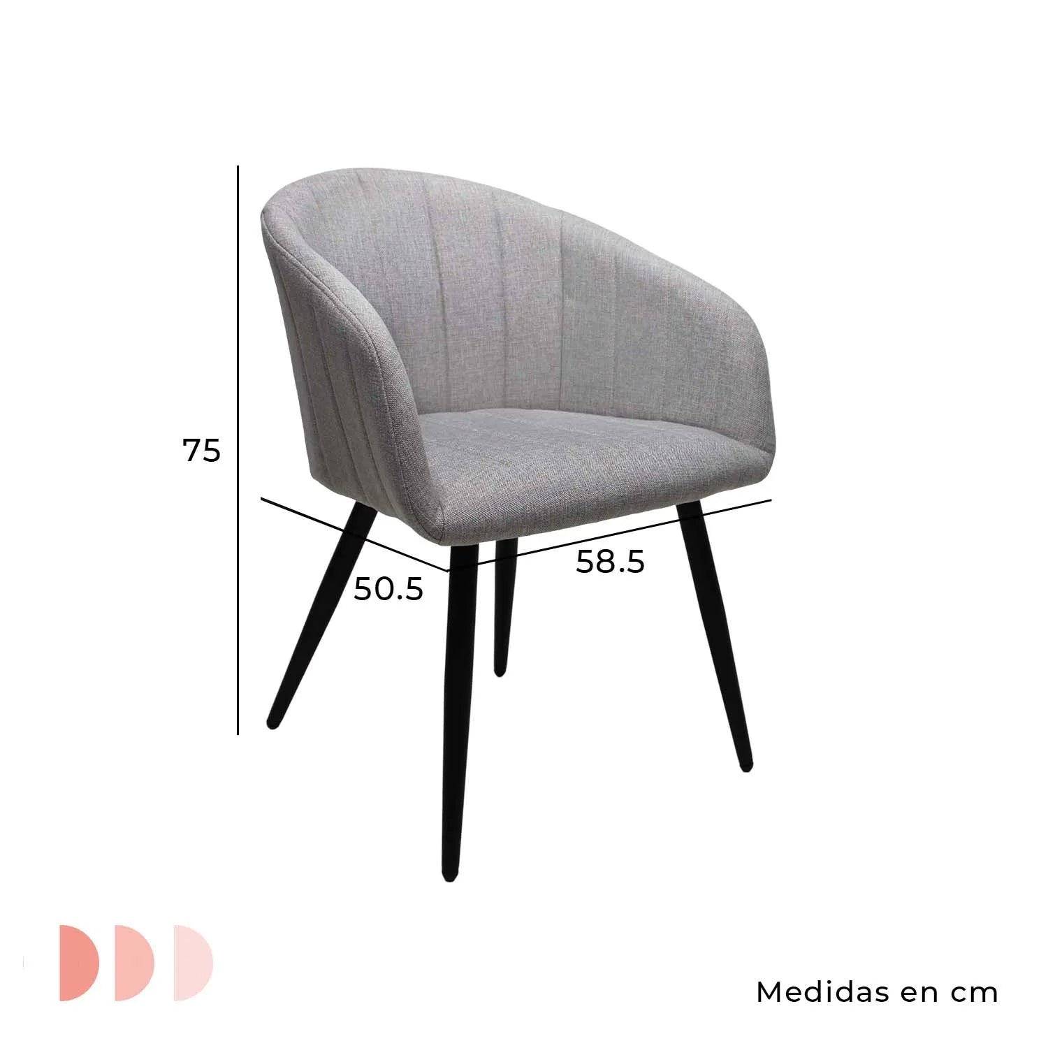 Silla Burgos S17 - Plata