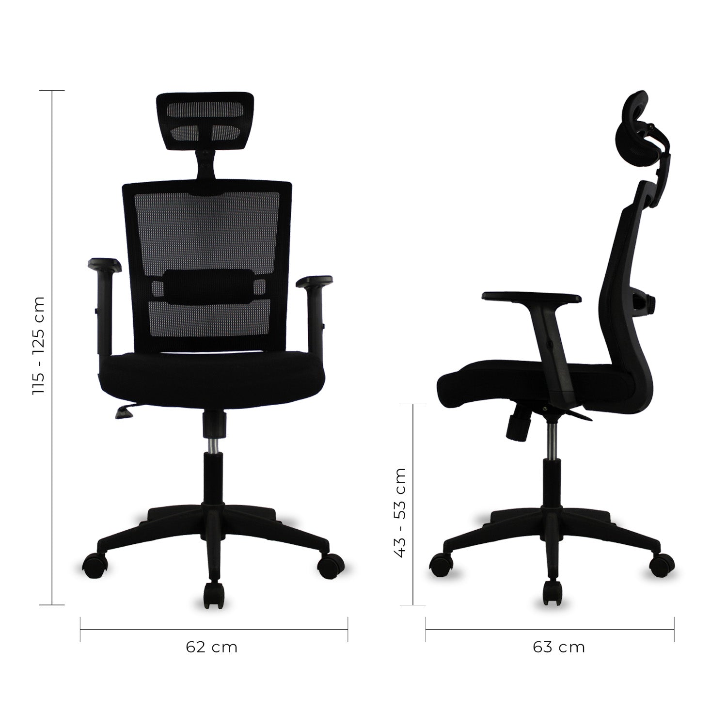 Silla Directiva Bilbao Jm-318 Mesh Ne