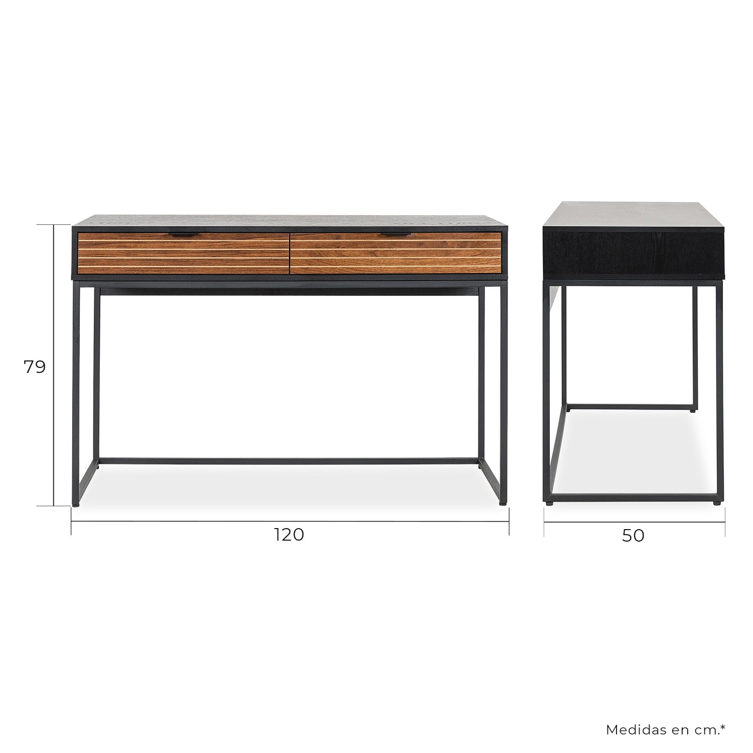 Escritorio Home Office Piamonte 120X50 - Nogal