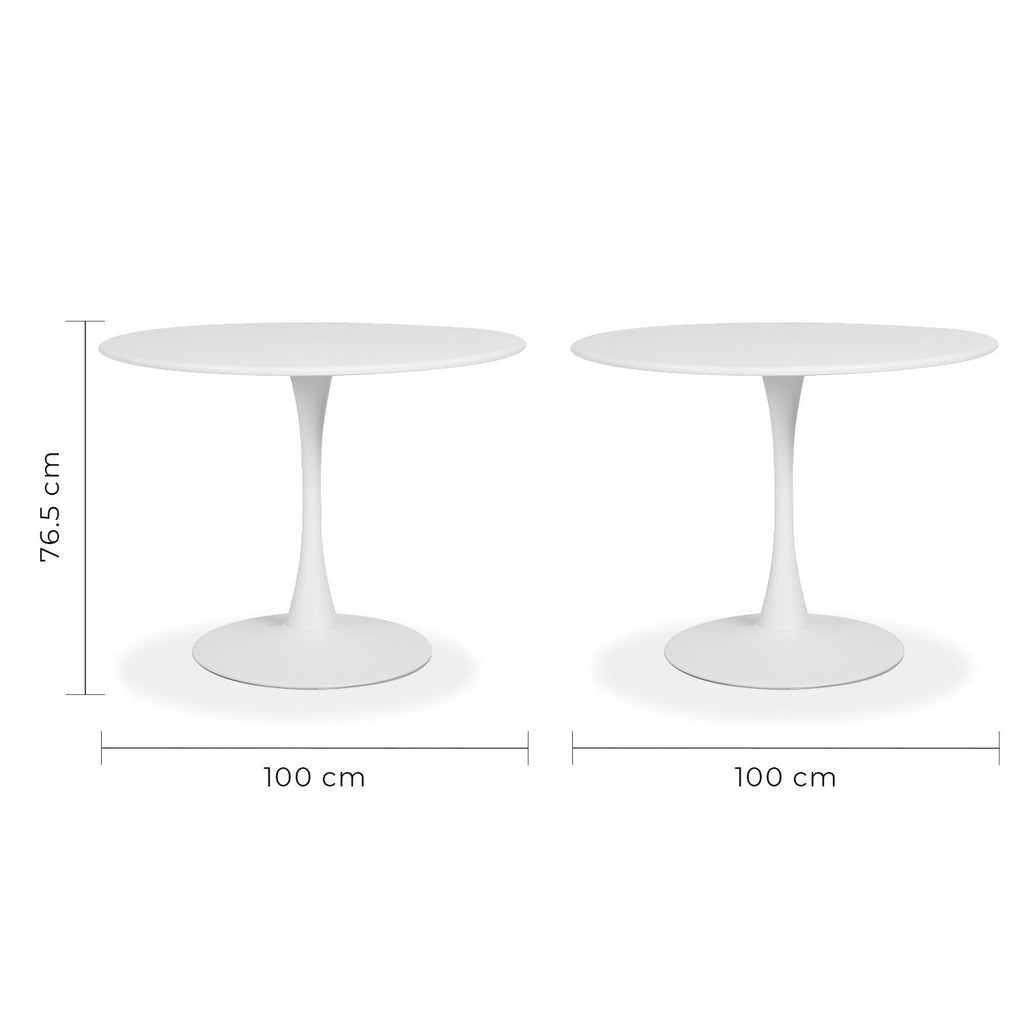 Mesa Exterior Vittoria 100 - Blanco