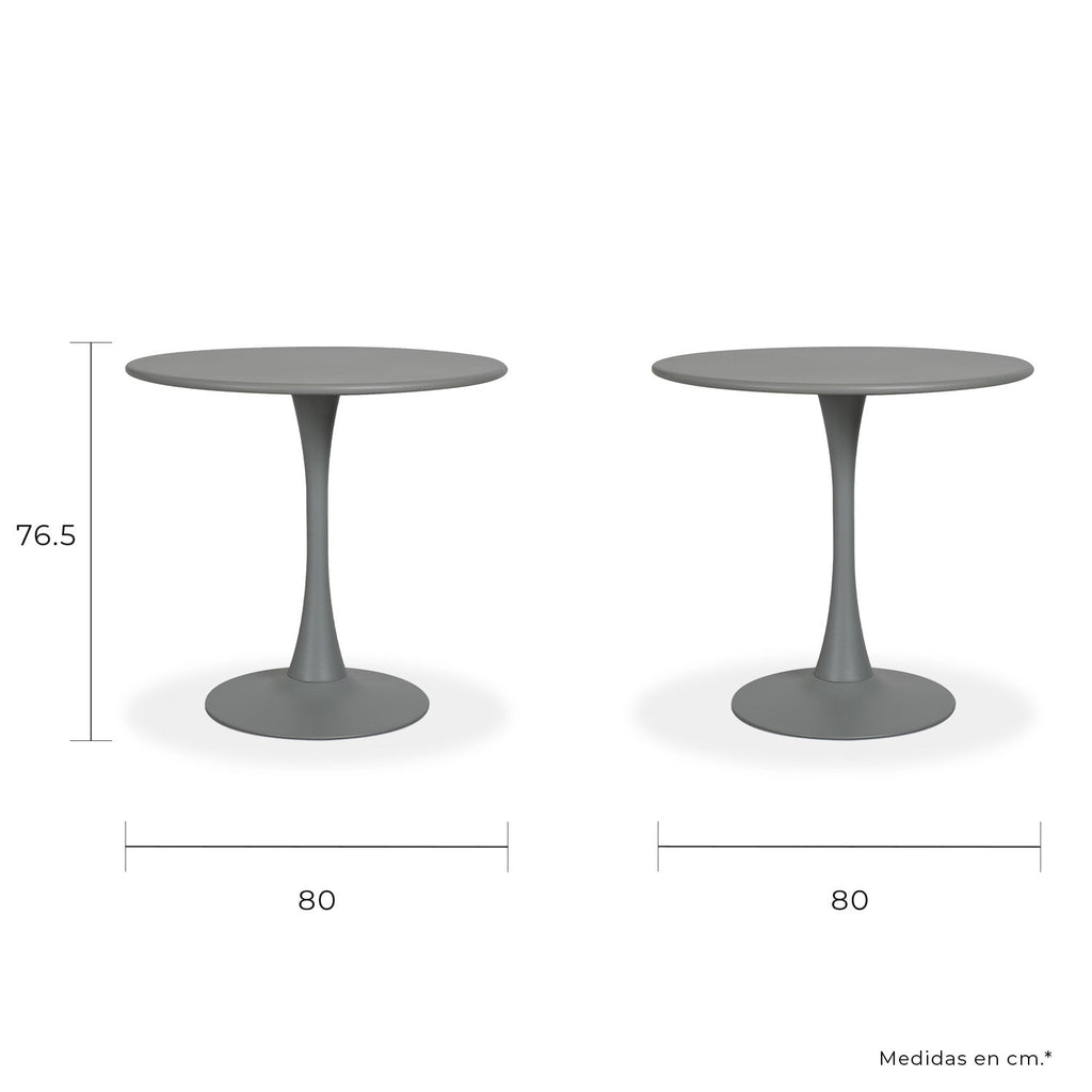 Mesa Exterior Vittoria 80 - Gris