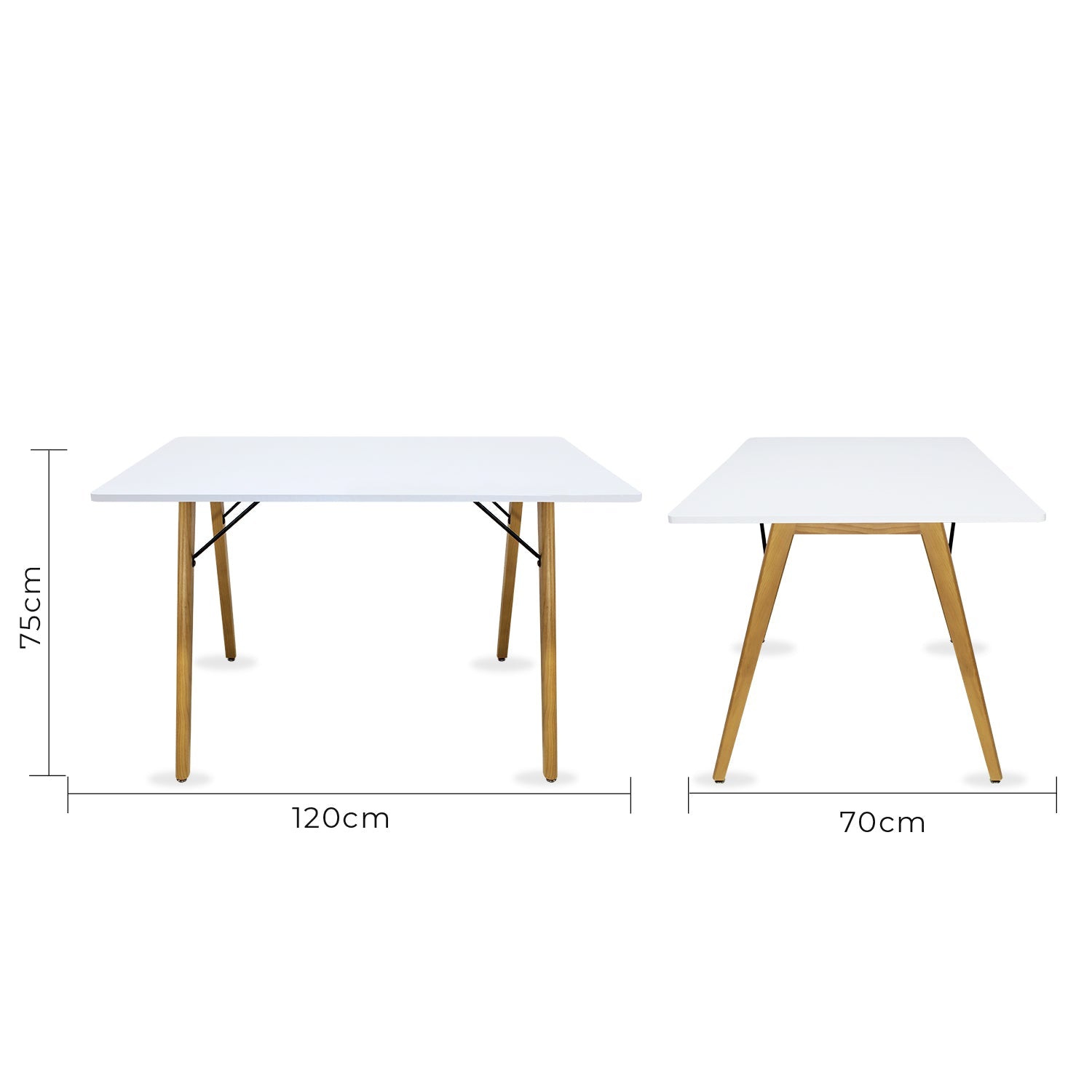 Mesa Frankfurt Rectangular 120X70 - Nogal