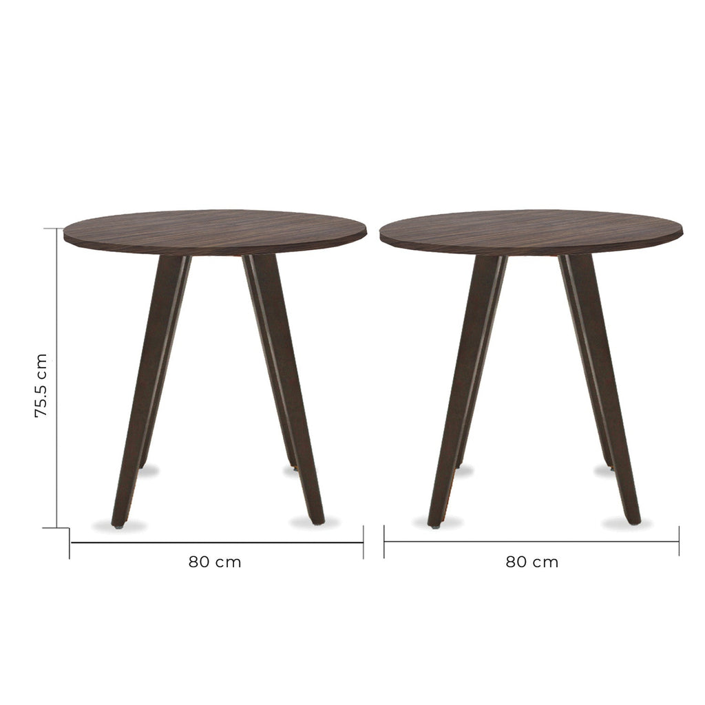 Mesa Frankfurt Circular 80 - Nogal