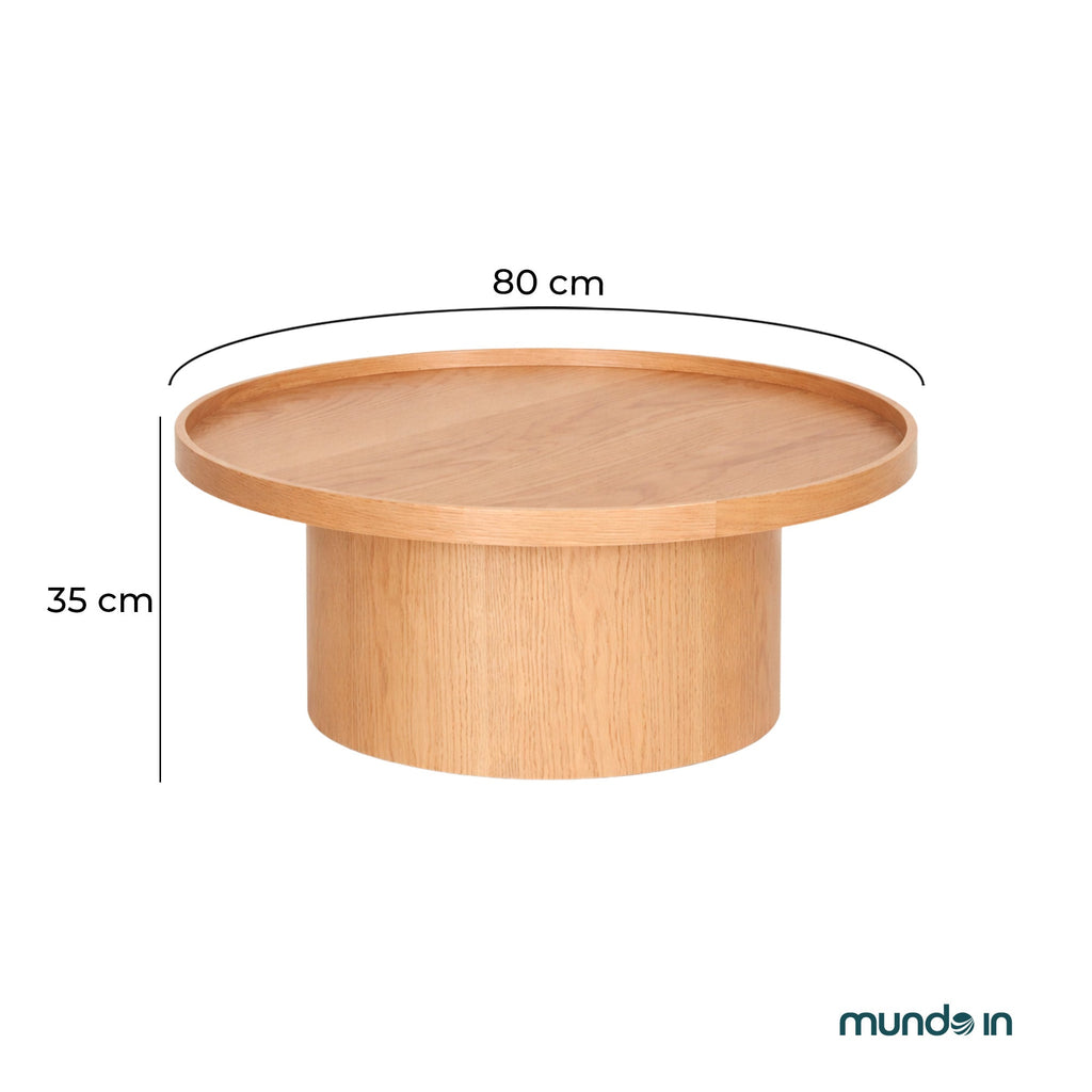 Mesa De Centro 80 Perak 5008 - Roble