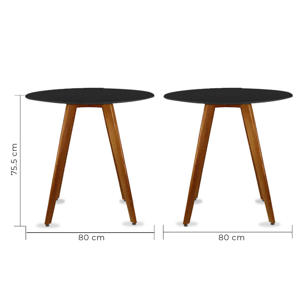 Mesa Frankfurt Circular 80 - Blanco