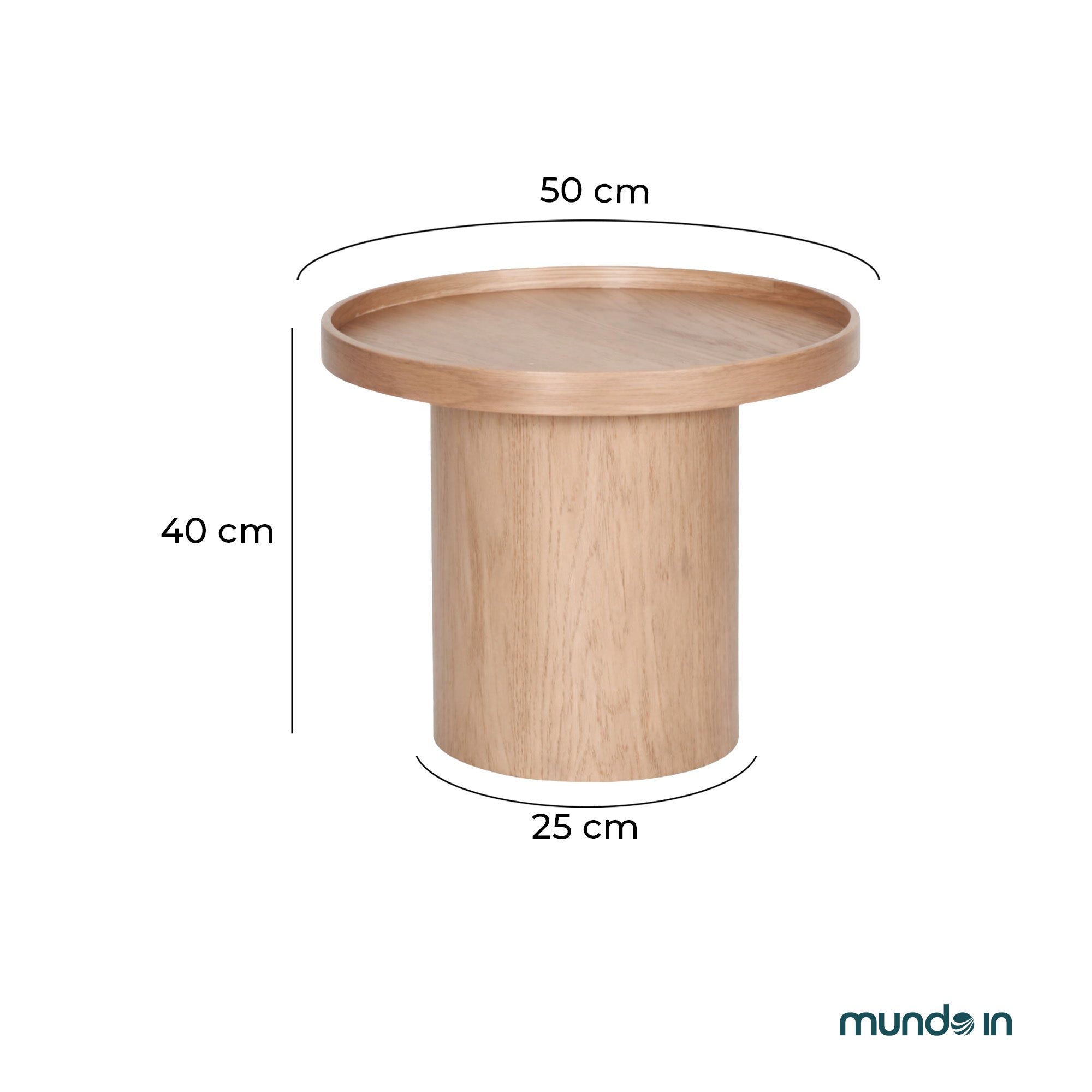 Mesa Lateral 50 Perak 5009 - Roble