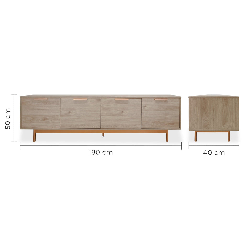 Mueble De Tv Tramonti 180X40 Encino